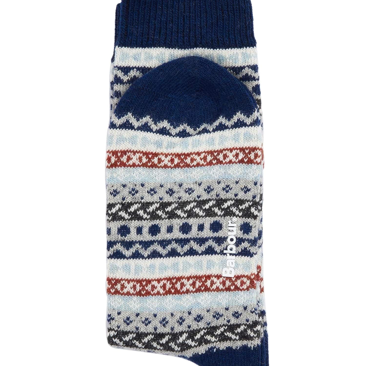 BARBOUR FAIRISLE 2-PACK WOOL-BLEND SOCKS