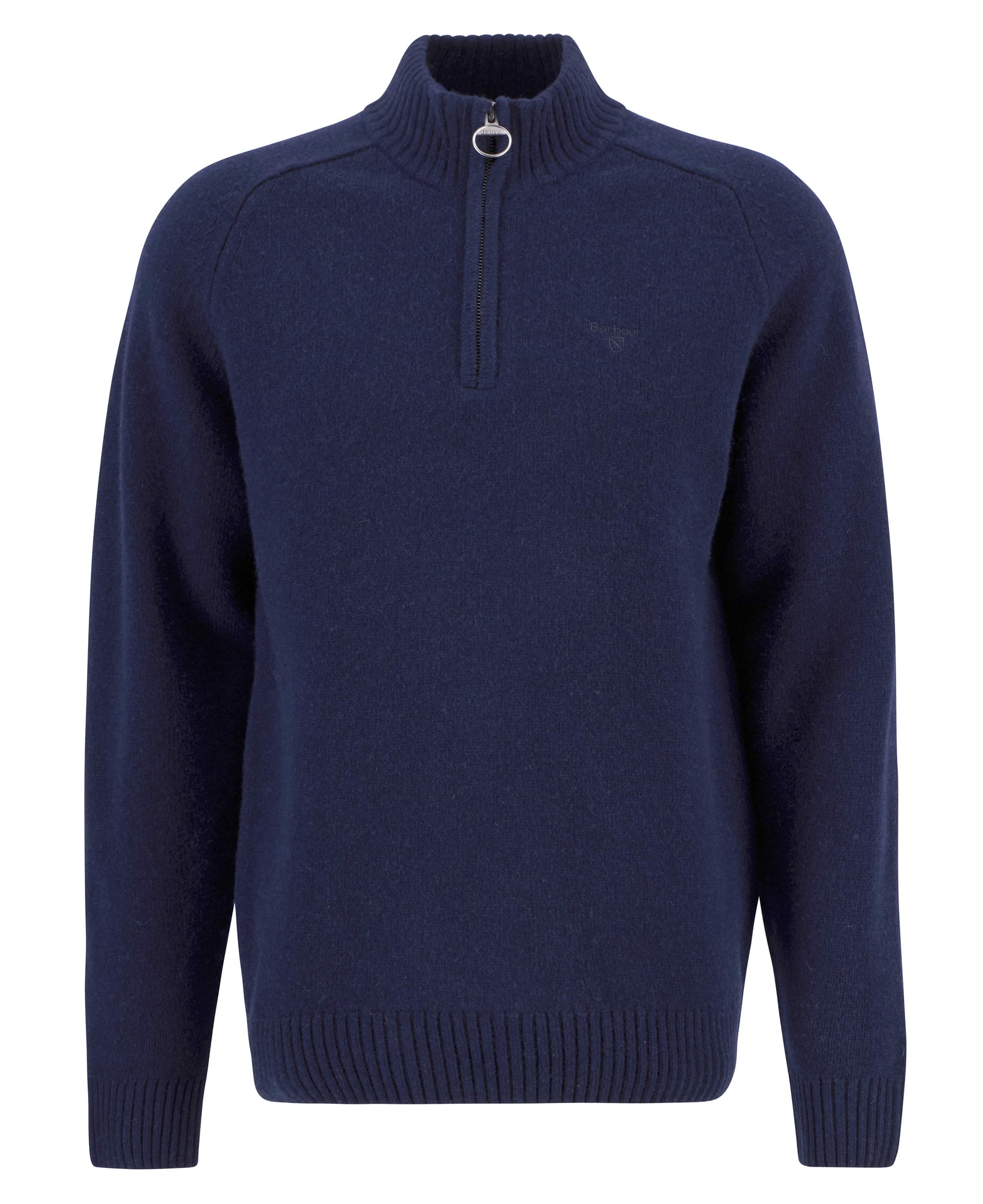 BARBOUR GRANGETOWN HALF ZIP KNIT JUMPER