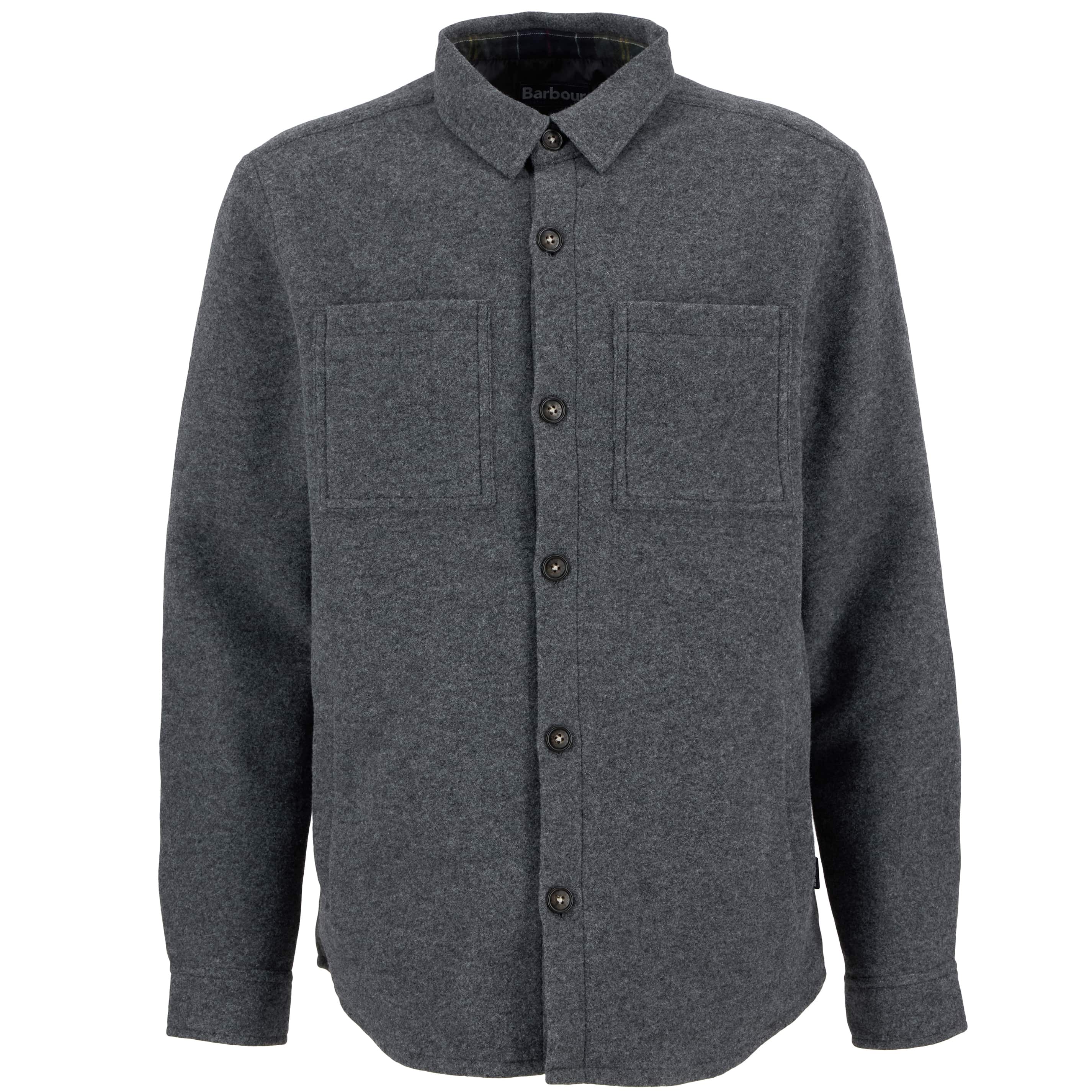 BARBOUR MARLOW TAILORED WOOL BLEND OVERSHIRT