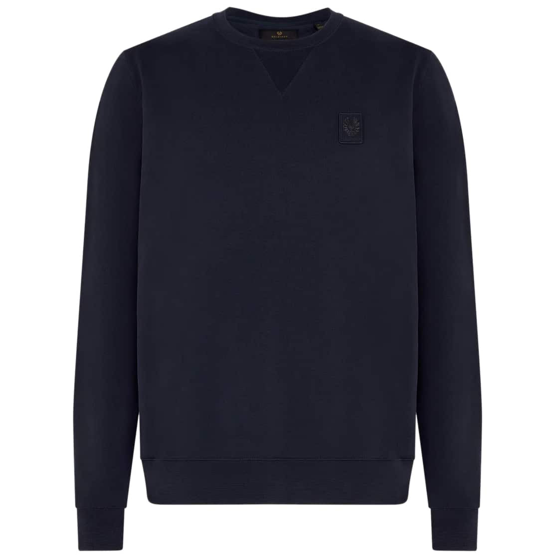 BELSTAFF COTTON FLEECE CURATOR CREWNECK SWEATSHIRT