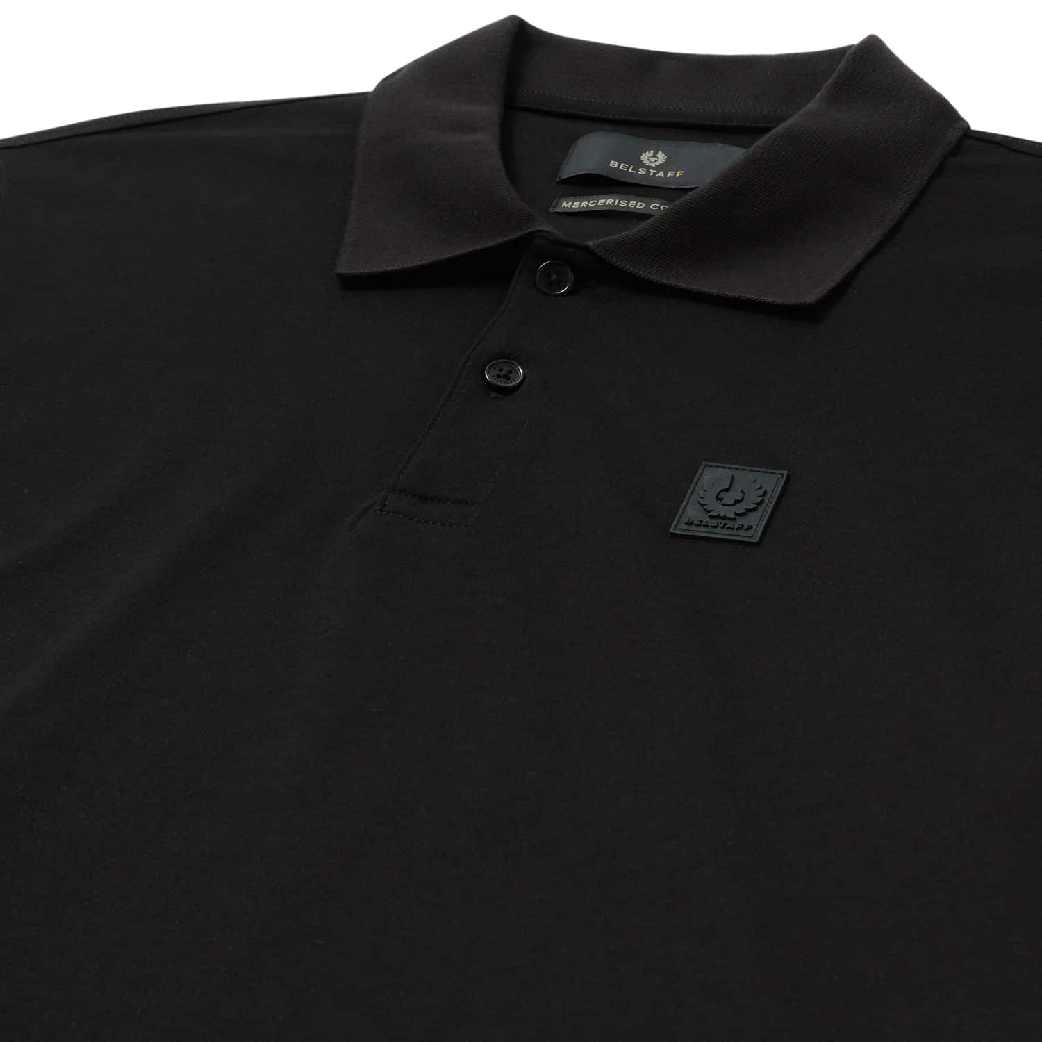 BELSTAFF STEEL MERCERISED COTTON POLO SHIRT