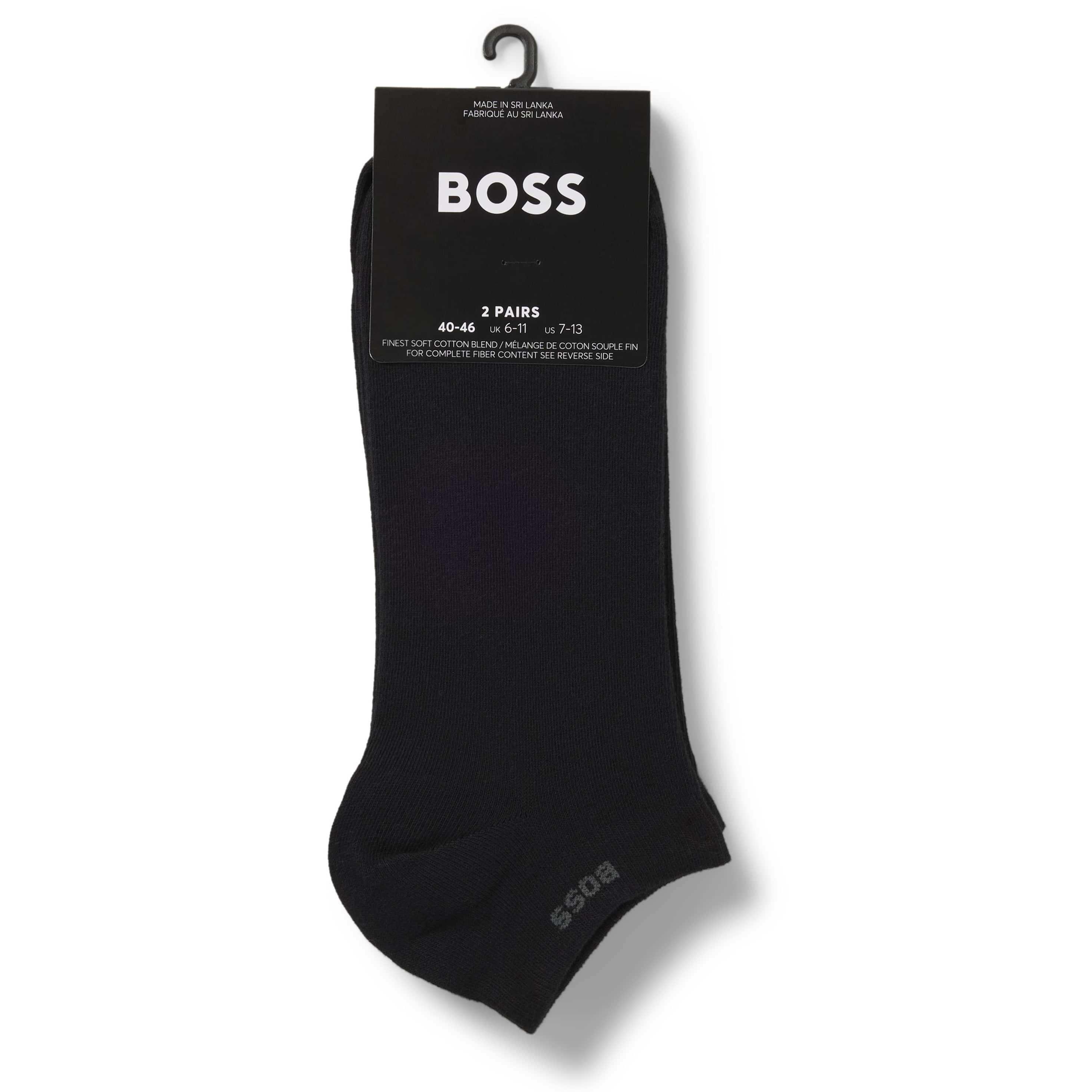 BOSS 2 PACK ANKLE-LENGTH SOCKS
