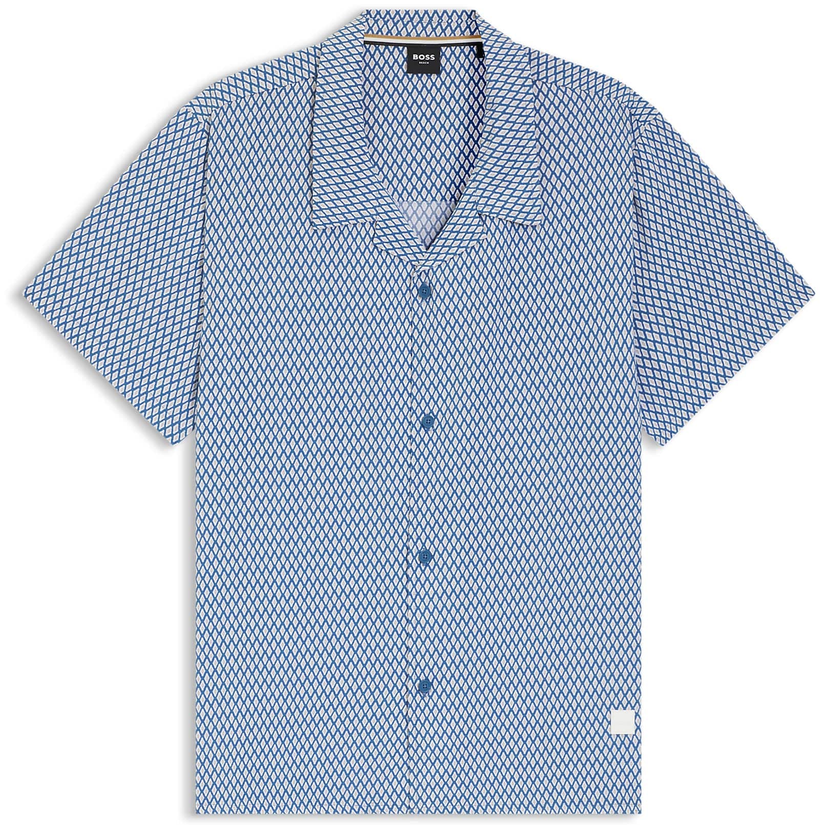 BOSS ALL-OVER PRINT BEACH SHIRT
