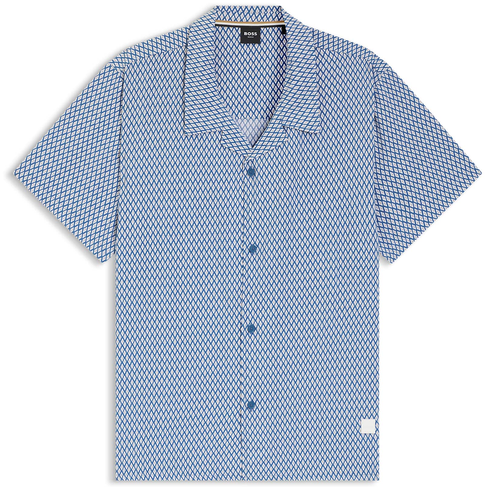 BOSS ALL-OVER PRINT BEACH SHIRT