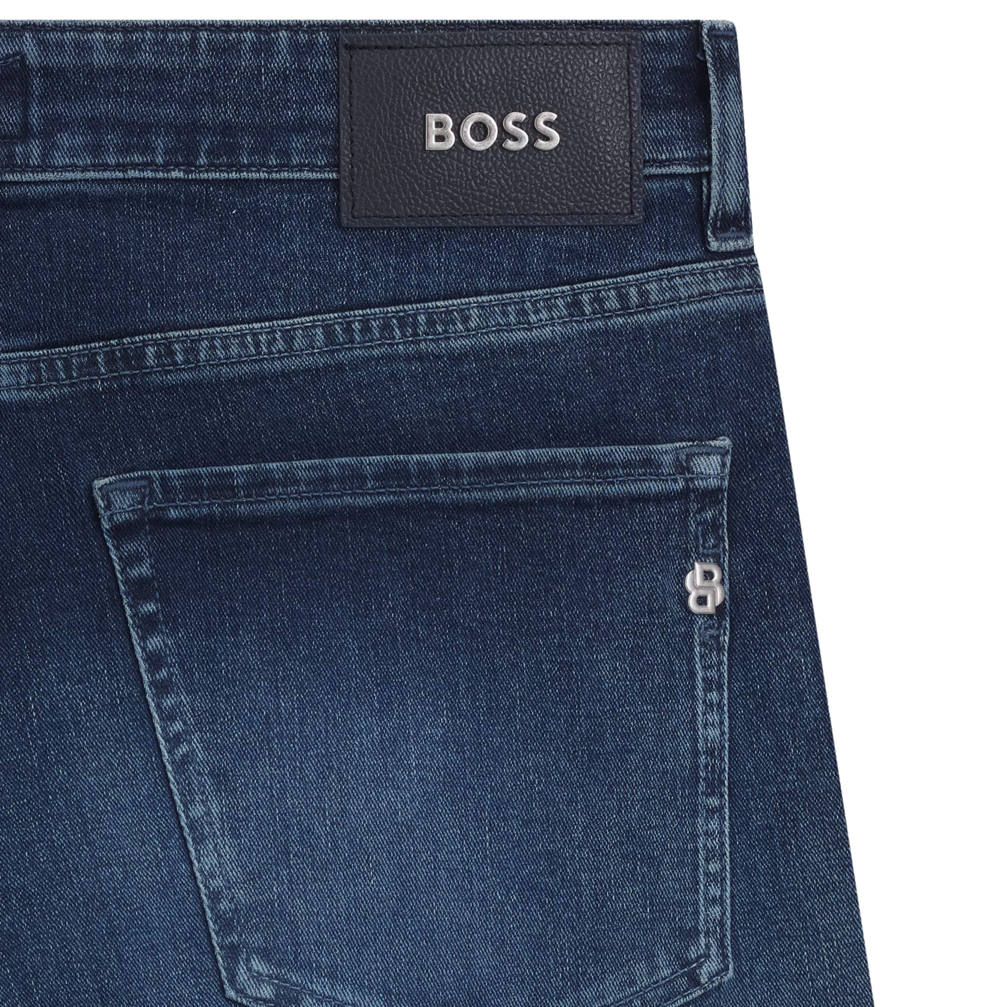BOSS C-DELAWARE SOFT-TOUCH DENIM JEANS