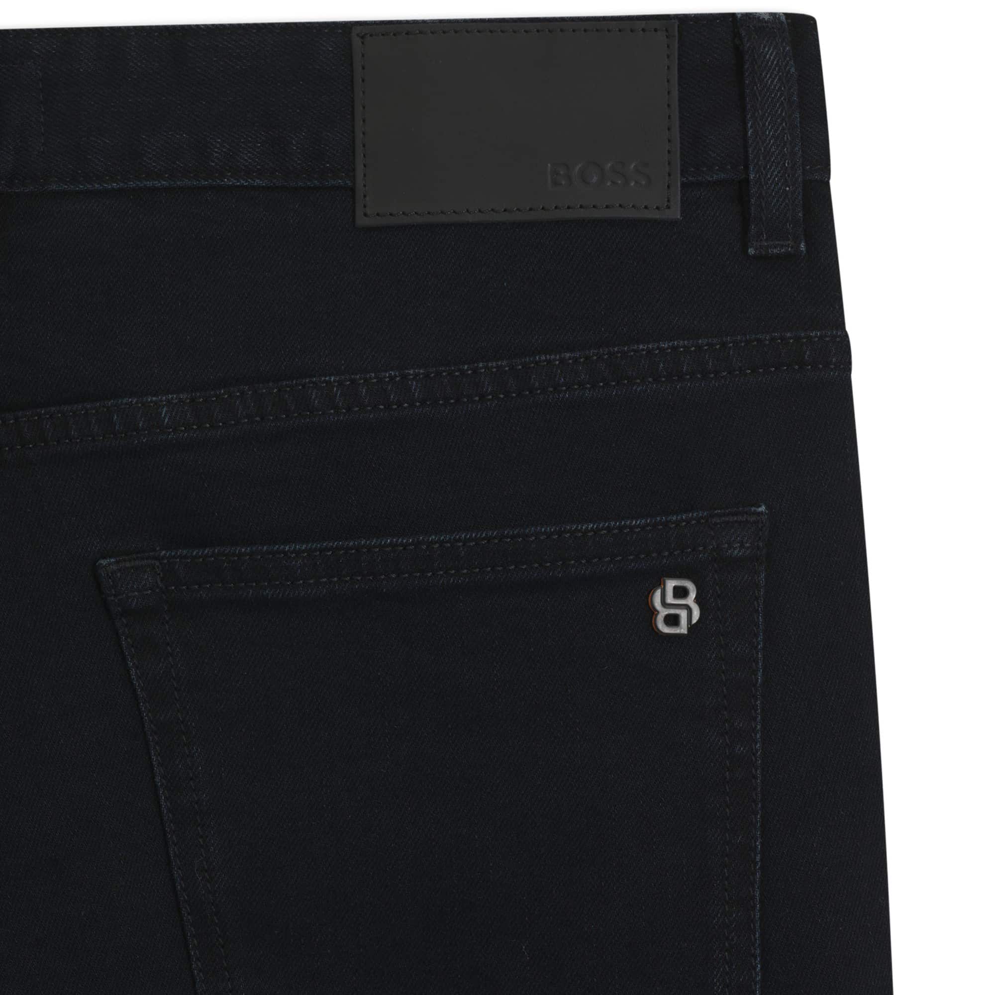 BOSS DELAWARE BO MIDNIGHT COMFORT-STRETCH DENIM JEANS