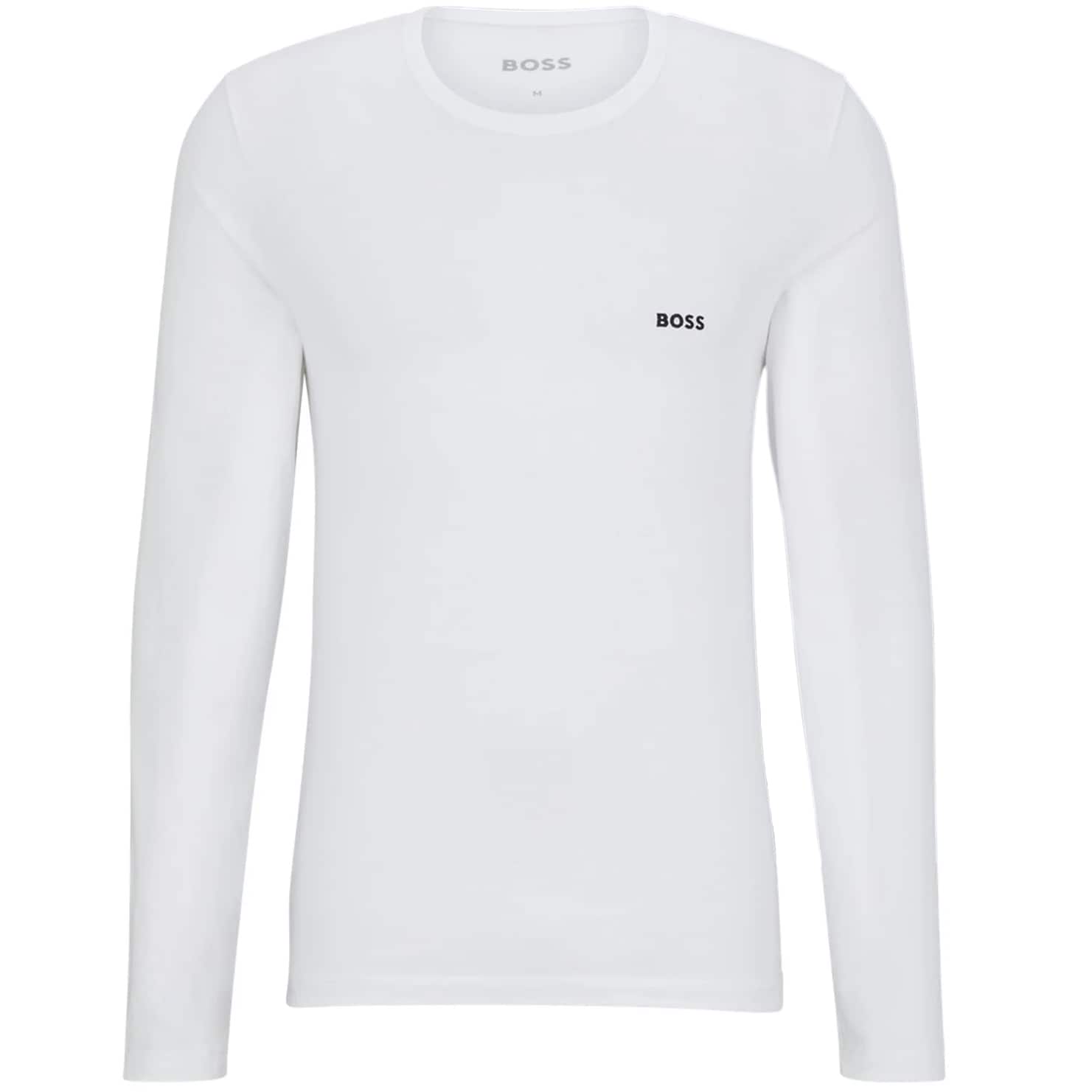 BOSS EMBROIDERED LOGO CLASSIC LONG SLEEVE T-SHIRT HUGO BOSS