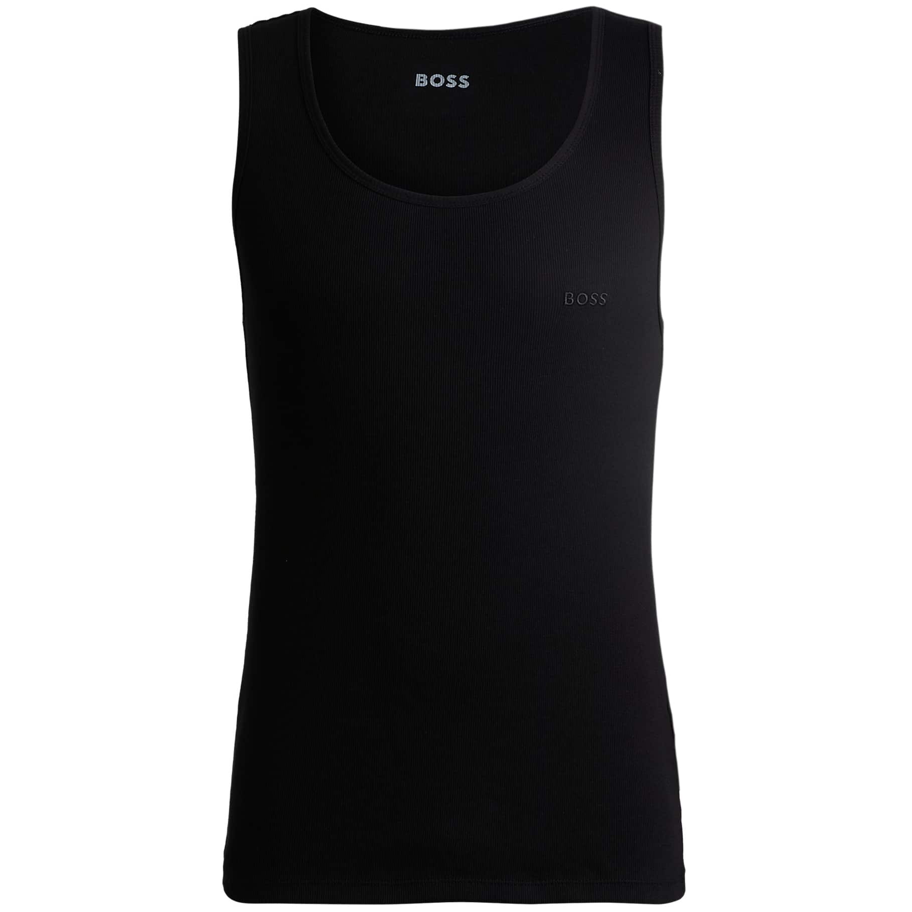 BOSS EMBROIDERED LOGO COTTON VEST