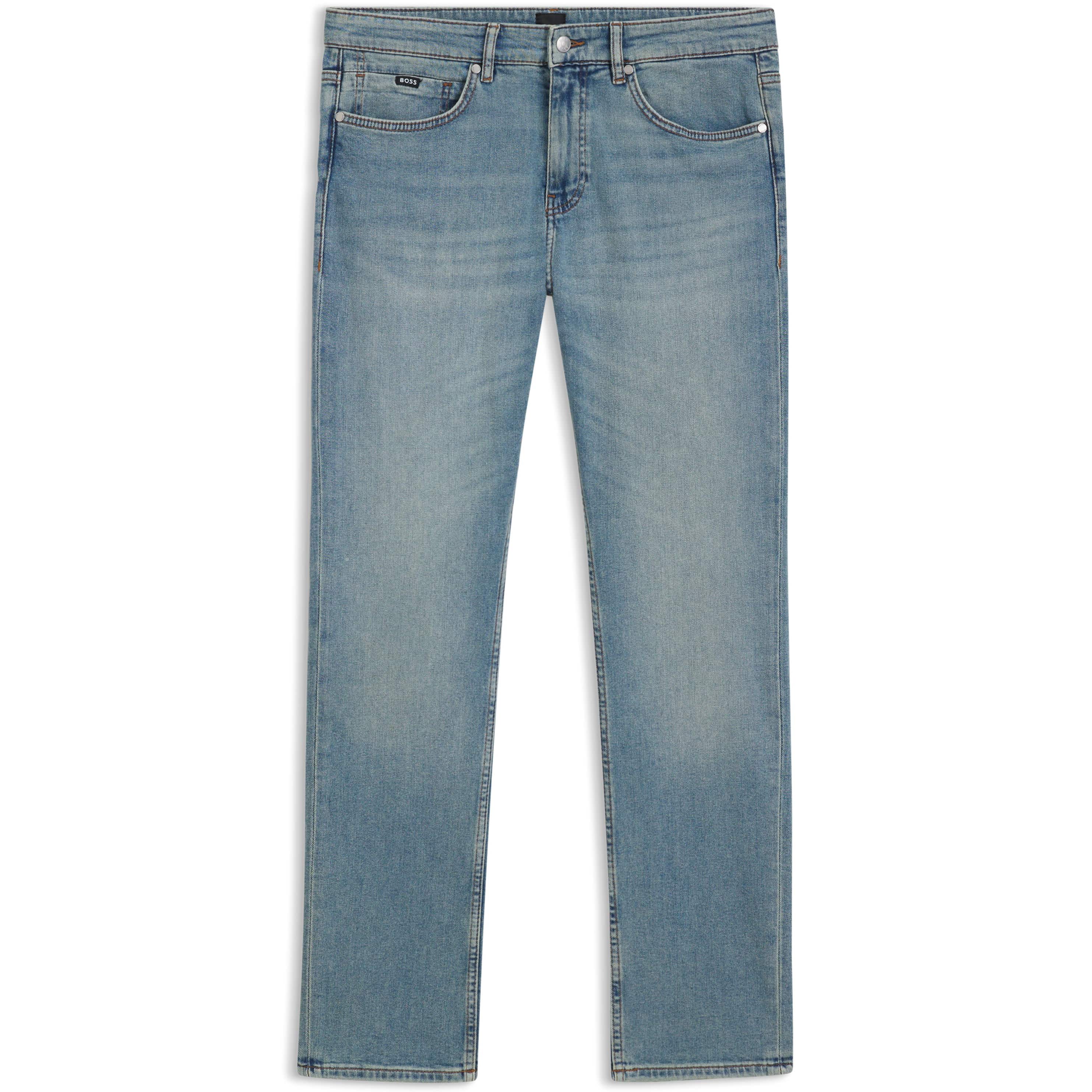 BOSS H-DELAWARE COMFORT-STRETCH SLIM-FIT JEANS