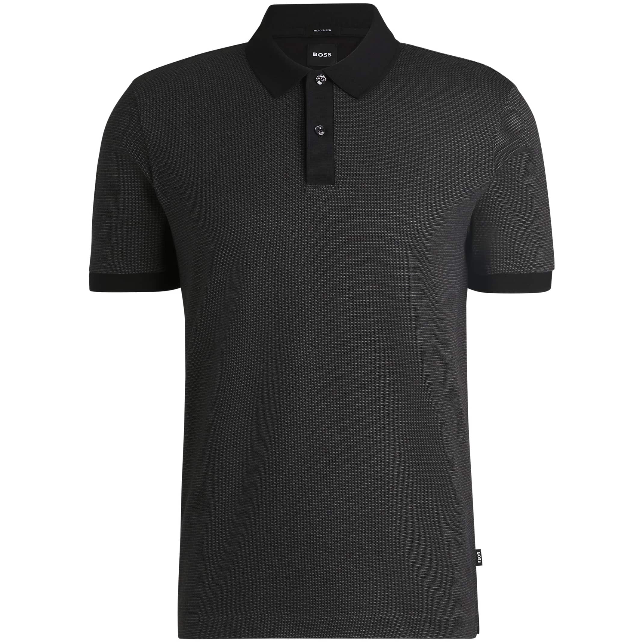 BOSS H-PARLAY 432 MERCERISED-COTTON POLO SHIRT