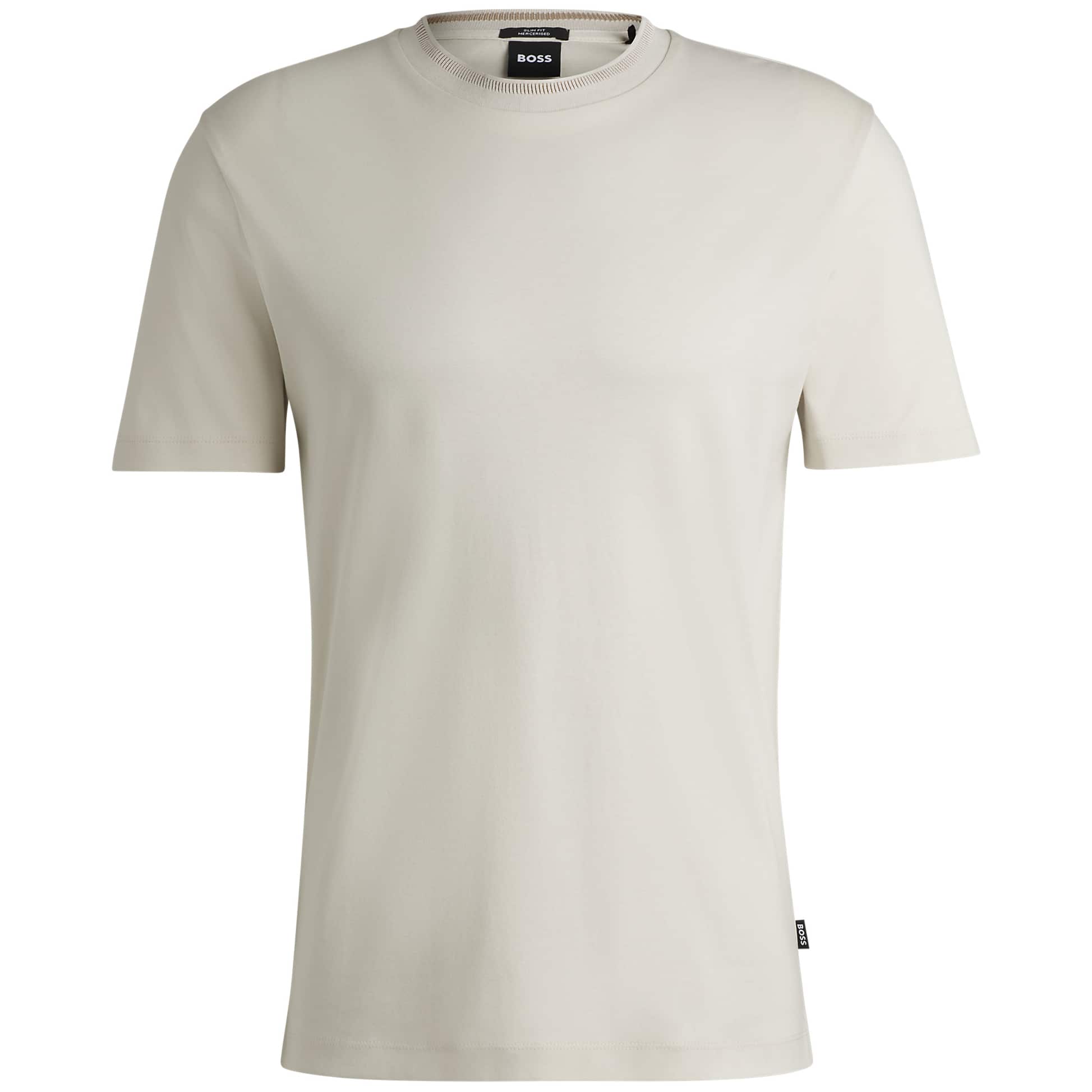 BOSS H-TESSLER 199 MERCERISED-COTTON T-SHIRT