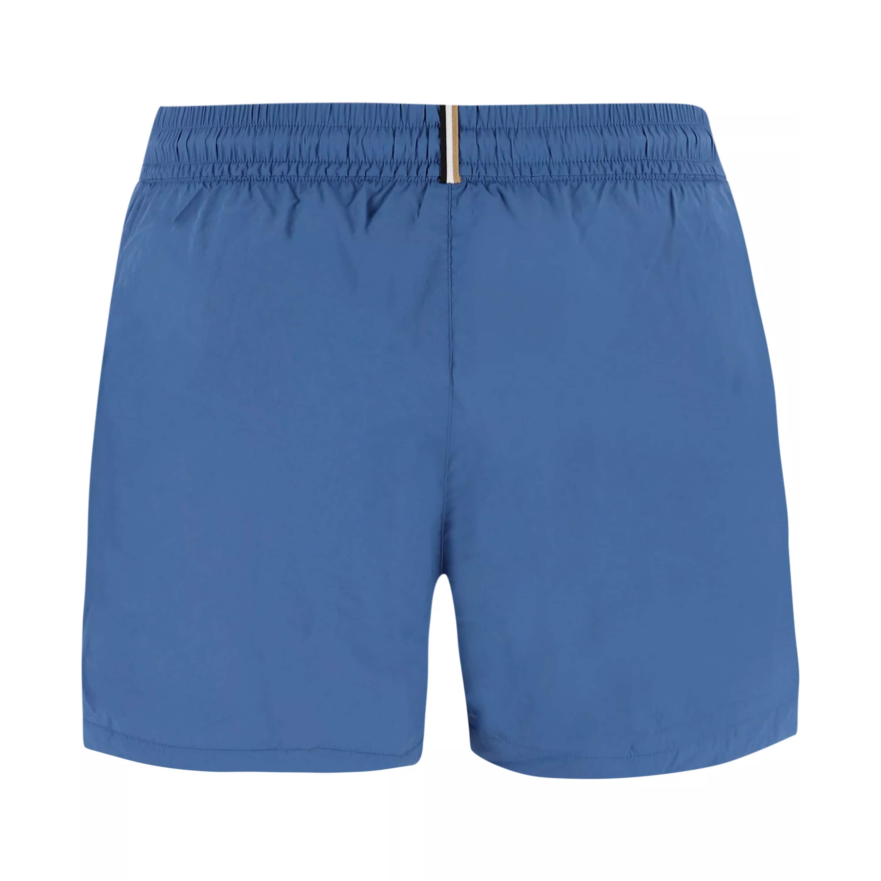BOSS MOONEYE OUTLINE LOGO SWIM SHORTS