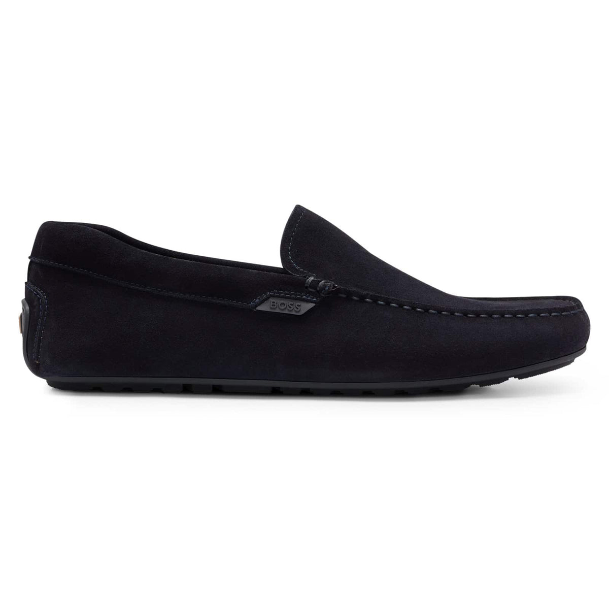 Hugo boss online black loafers