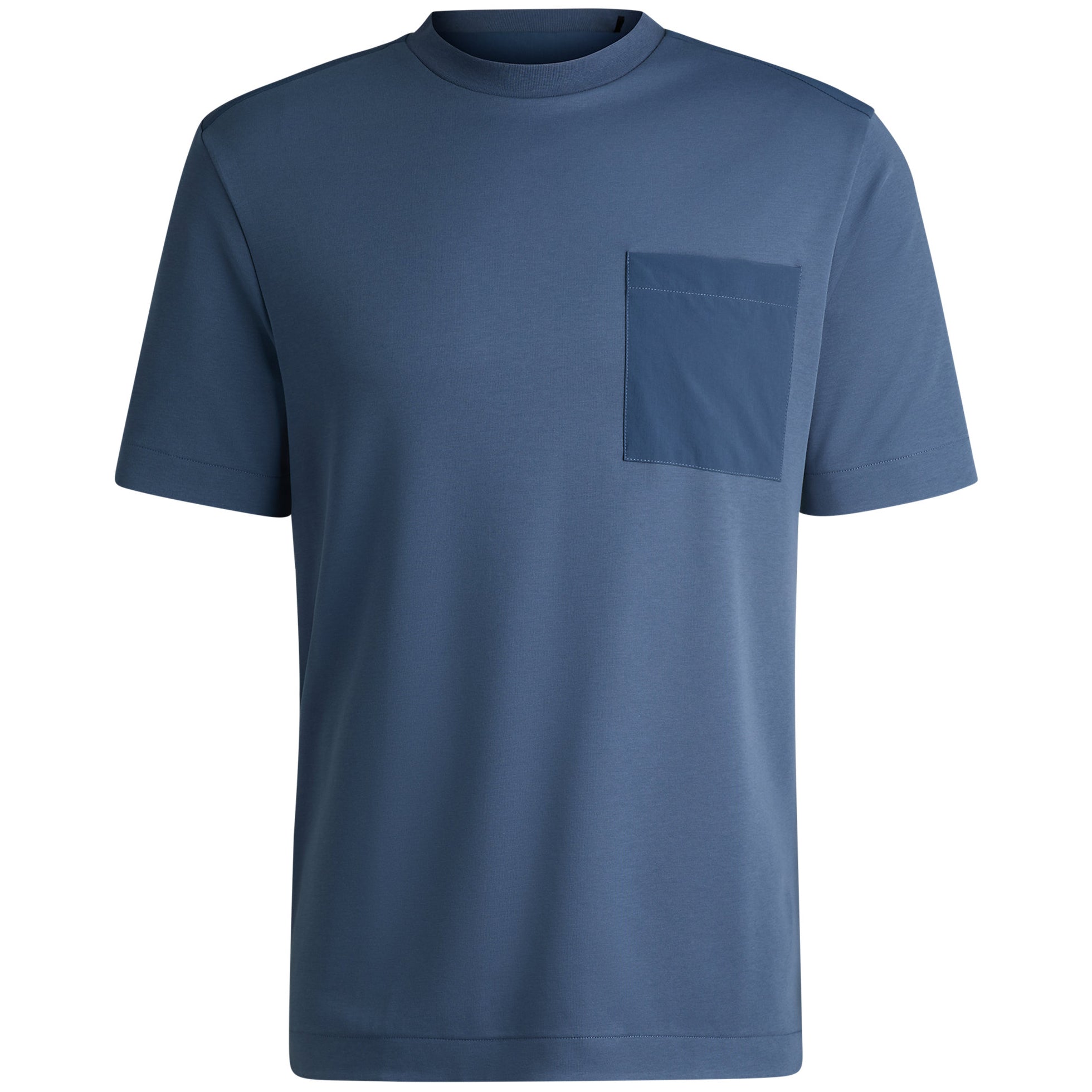 BOSS P-TAUT 07 TONAL TRIM COTTON-BLEND T-SHIRT