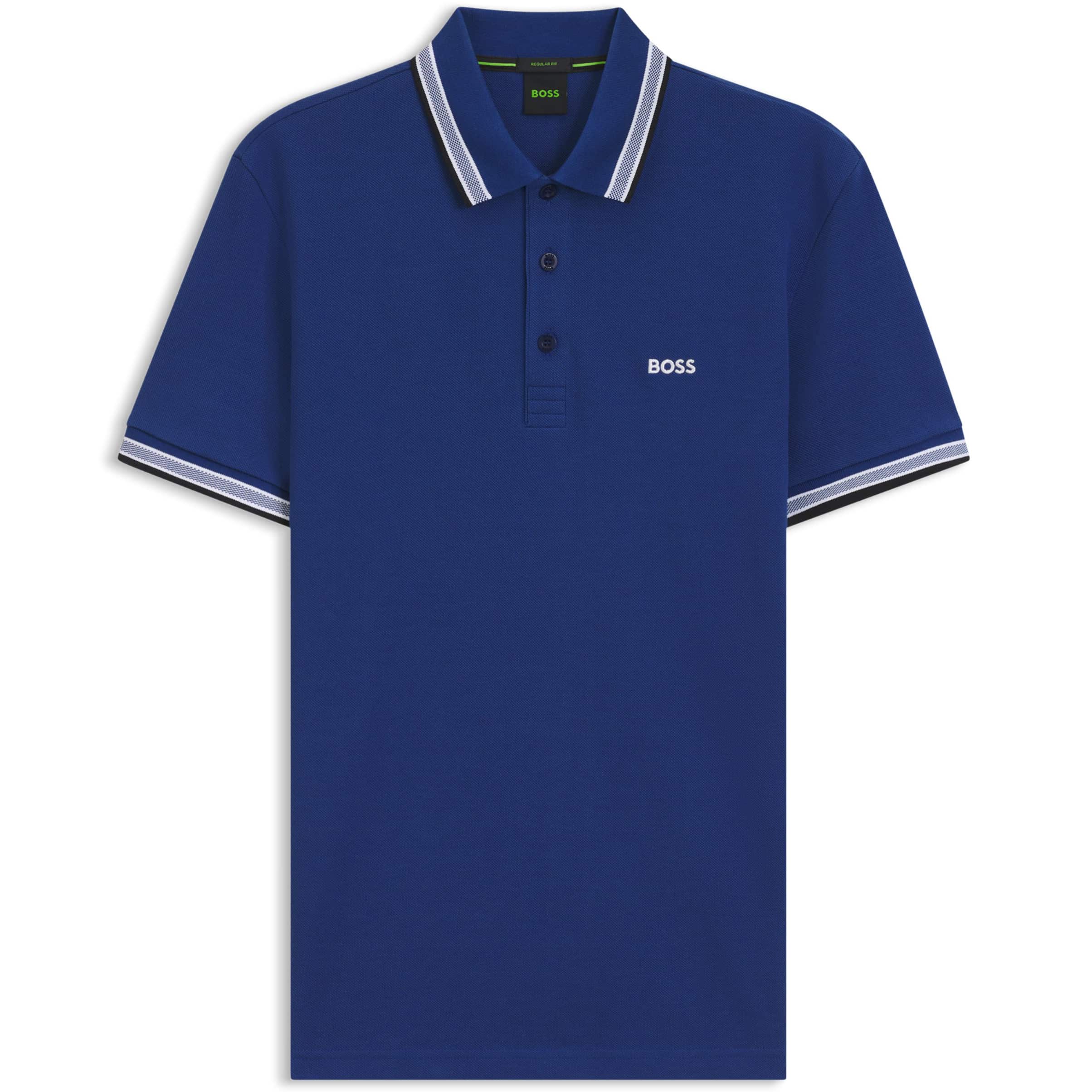 BOSS PADDY COTTON PIQUE POLO SHIRT
