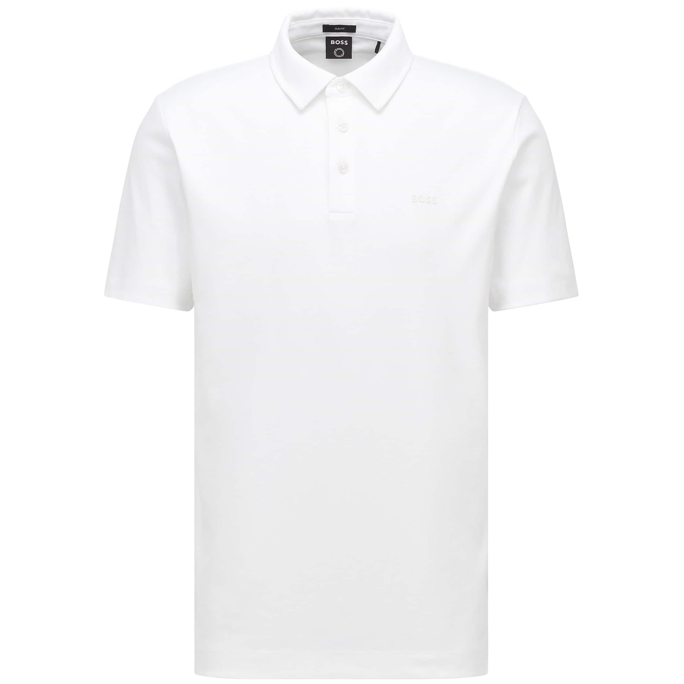 BOSS PALOSH 30 RUBBERISED LOGO POLO SHIRT