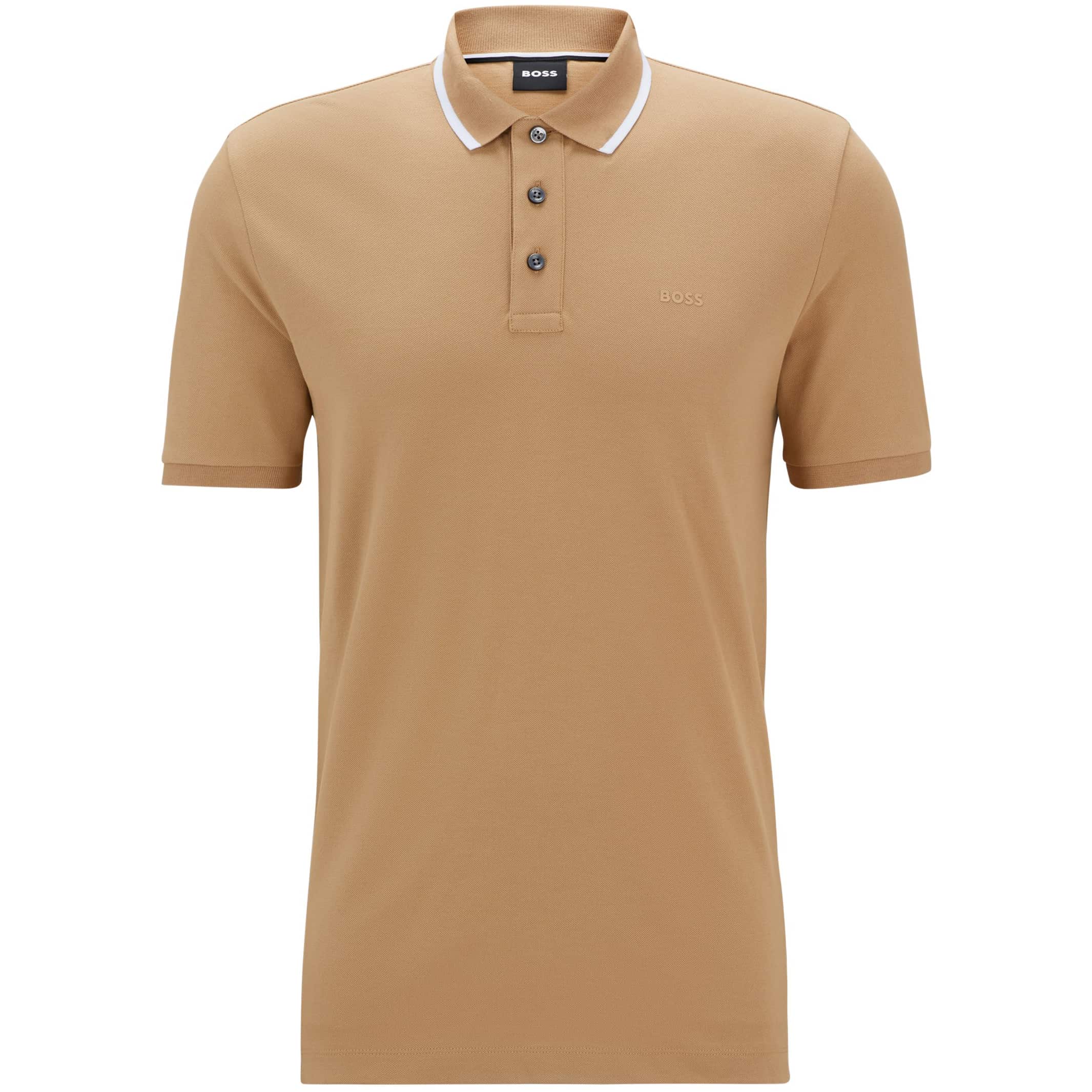 BOSS PARLAY 190 COTTON-PIQUÉ POLO SHIRT HUGO BOSS