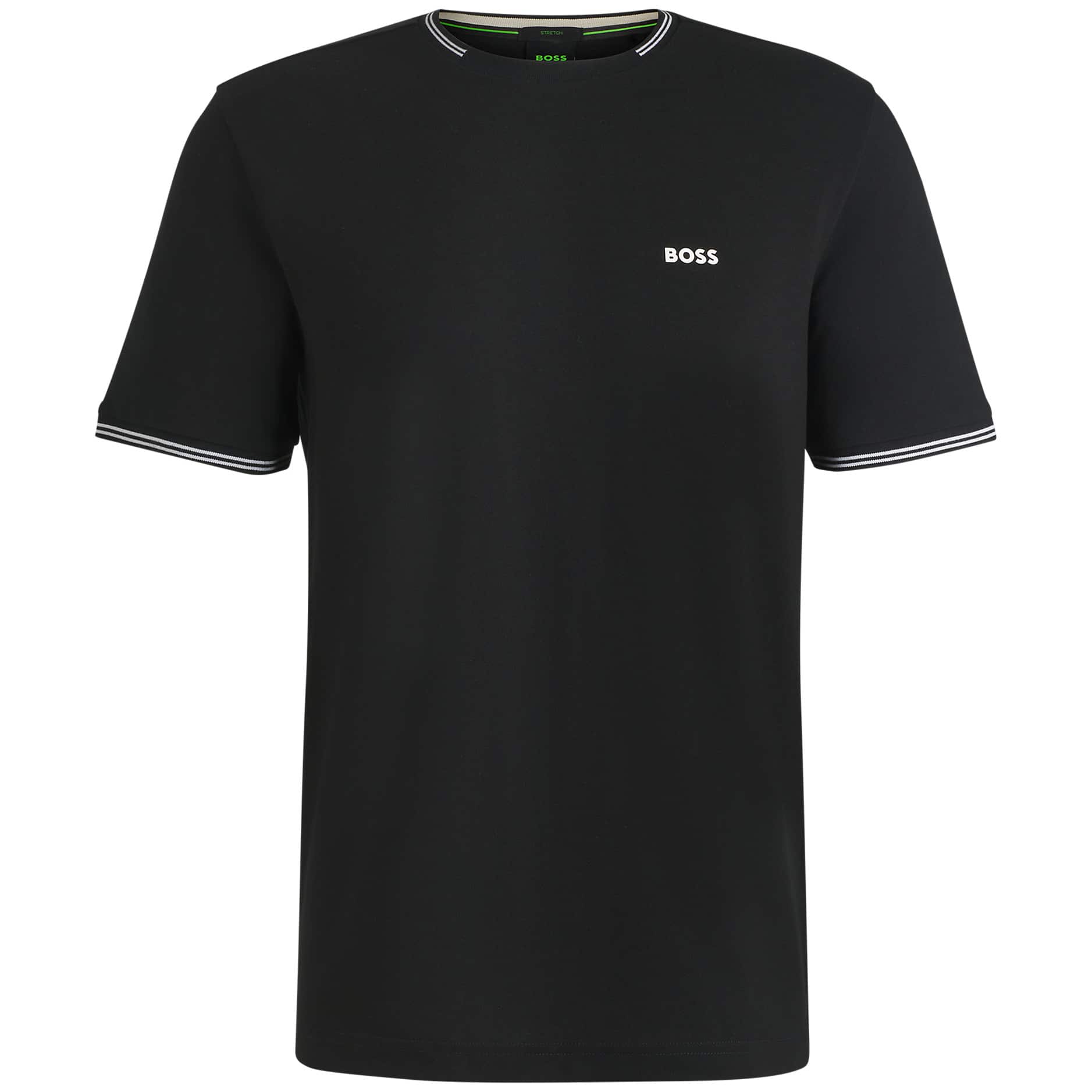 BOSS TAUL STRIPES STRETCH-COTTON T-SHIRT
