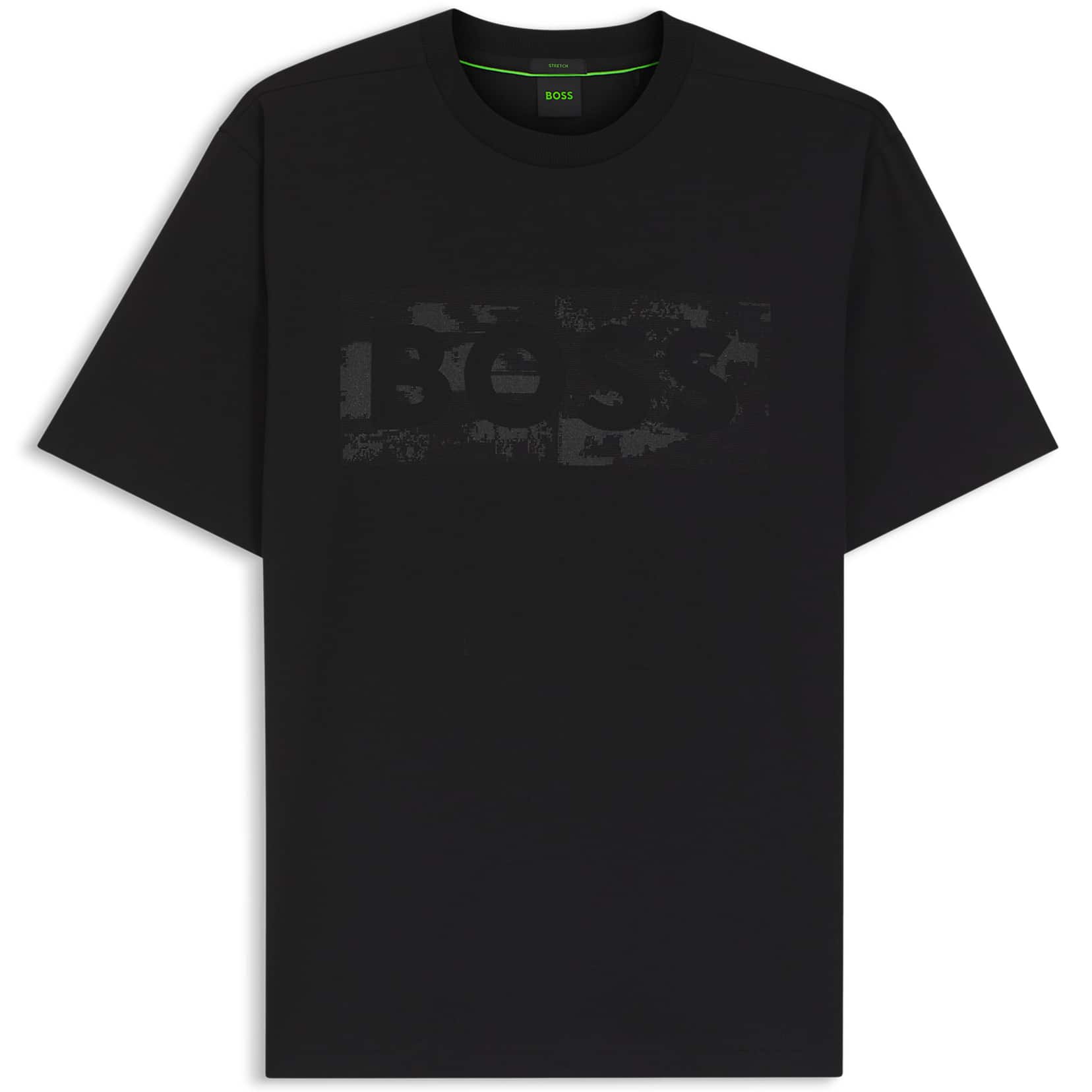 BOSS TS_GLOBE LOGO PATTERN T-SHIRT
