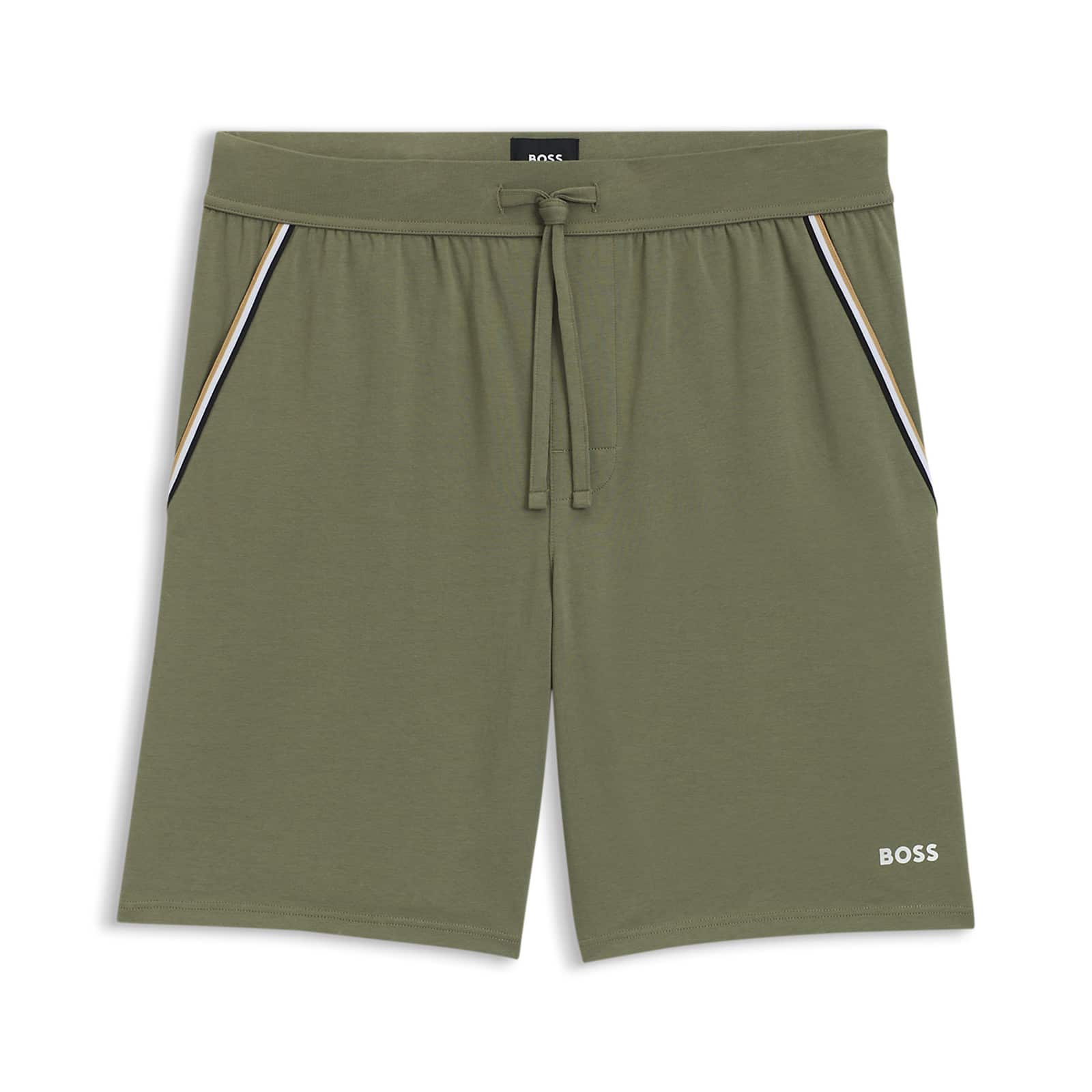 BOSS UNIQUE STRETCH-COTTON SHORTS