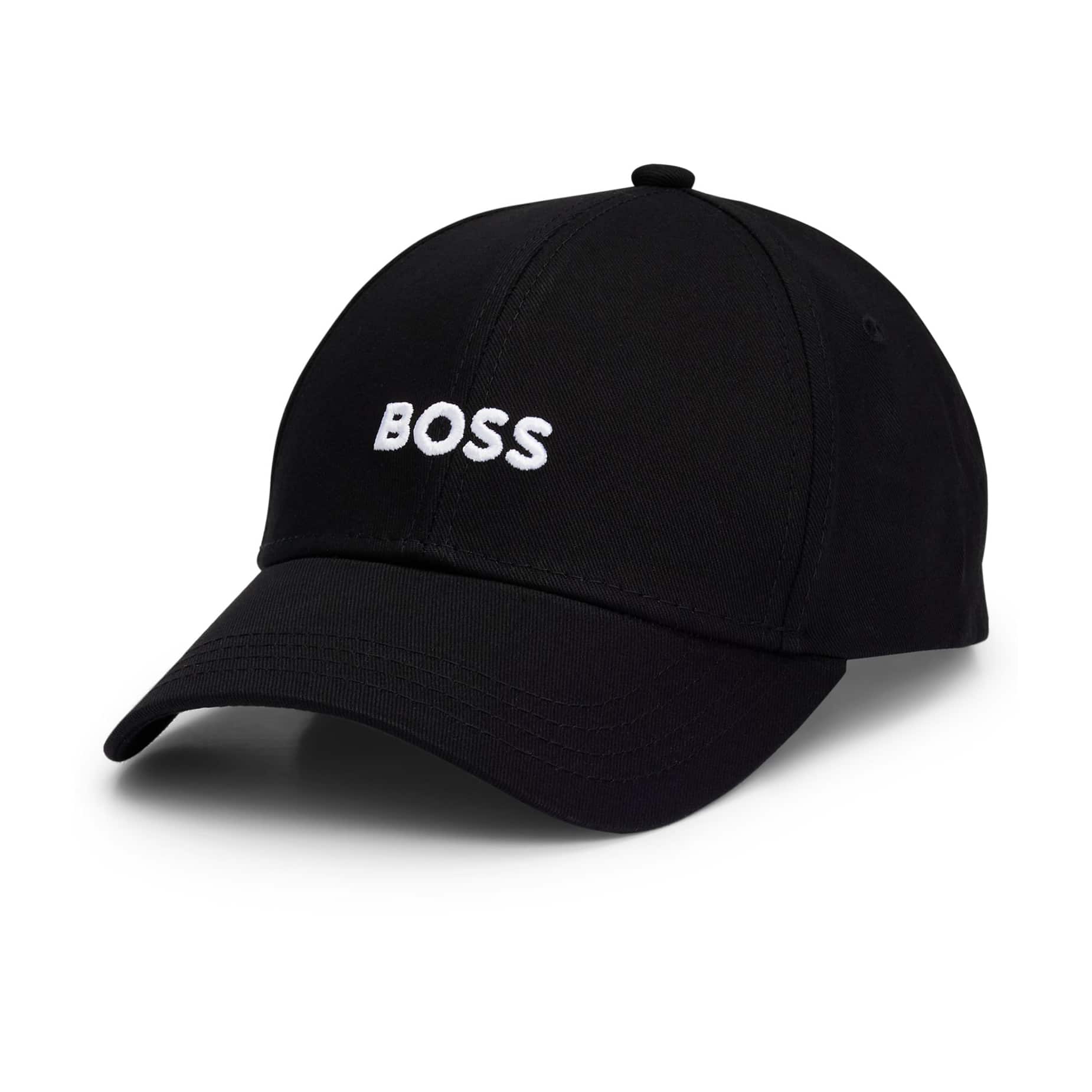 BOSS ZED EMBROIDERED LOGO COTTON-TWILL BASEBALL CAP