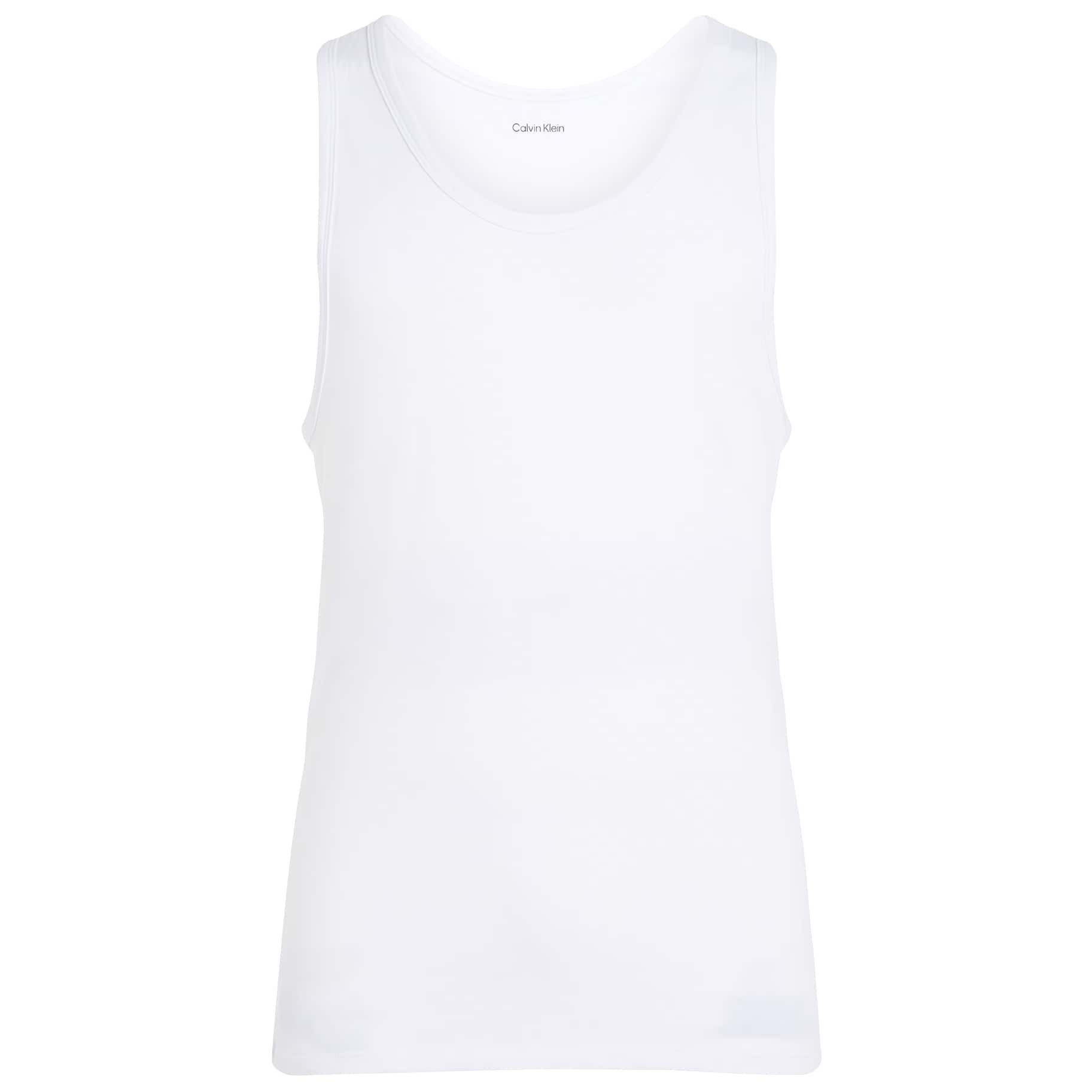 CALVIN KLEIN EMBROIDERED LOGO COTTON VEST