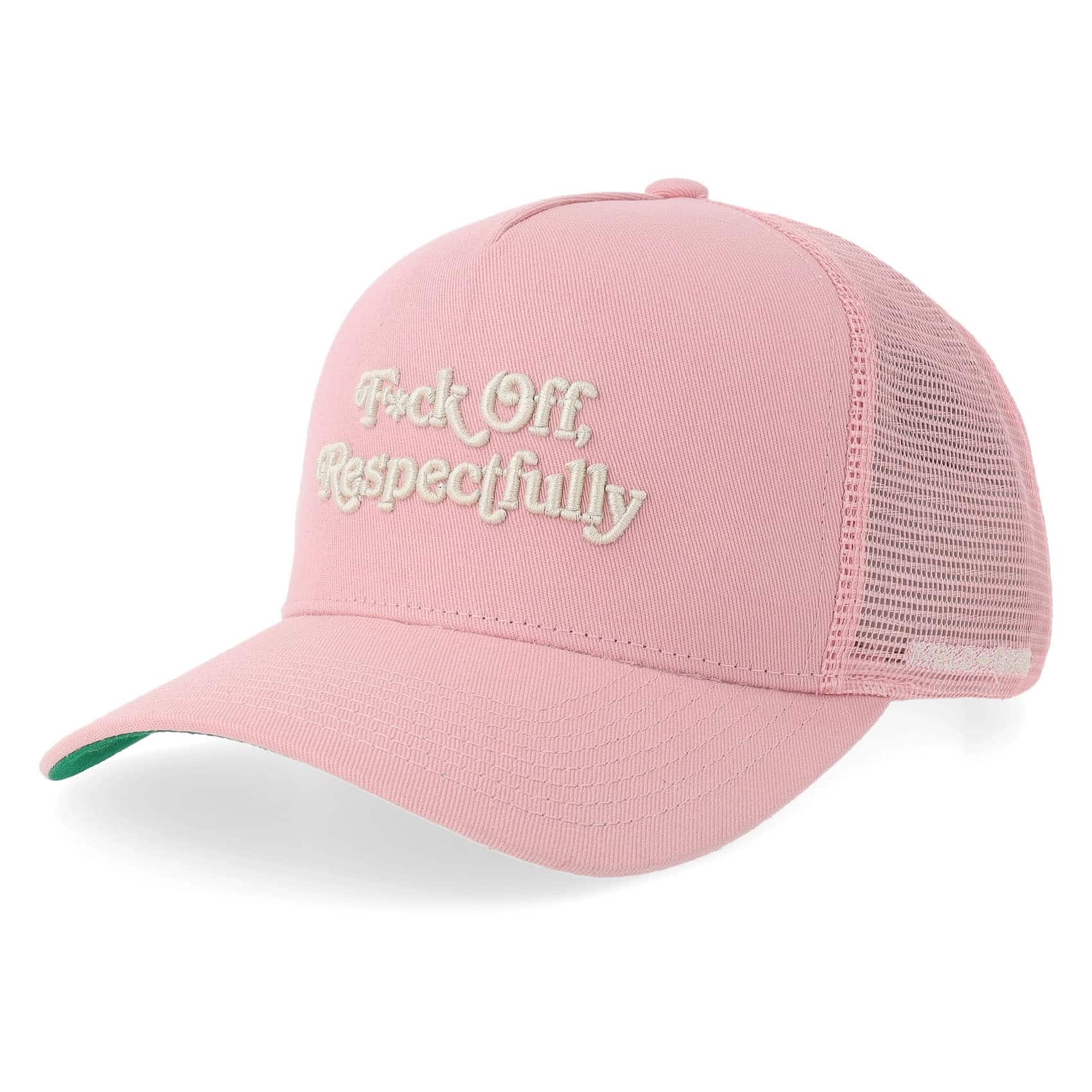 FIELD GRADE RESPECTFULLY TWILL MESH TRUCKER CAP