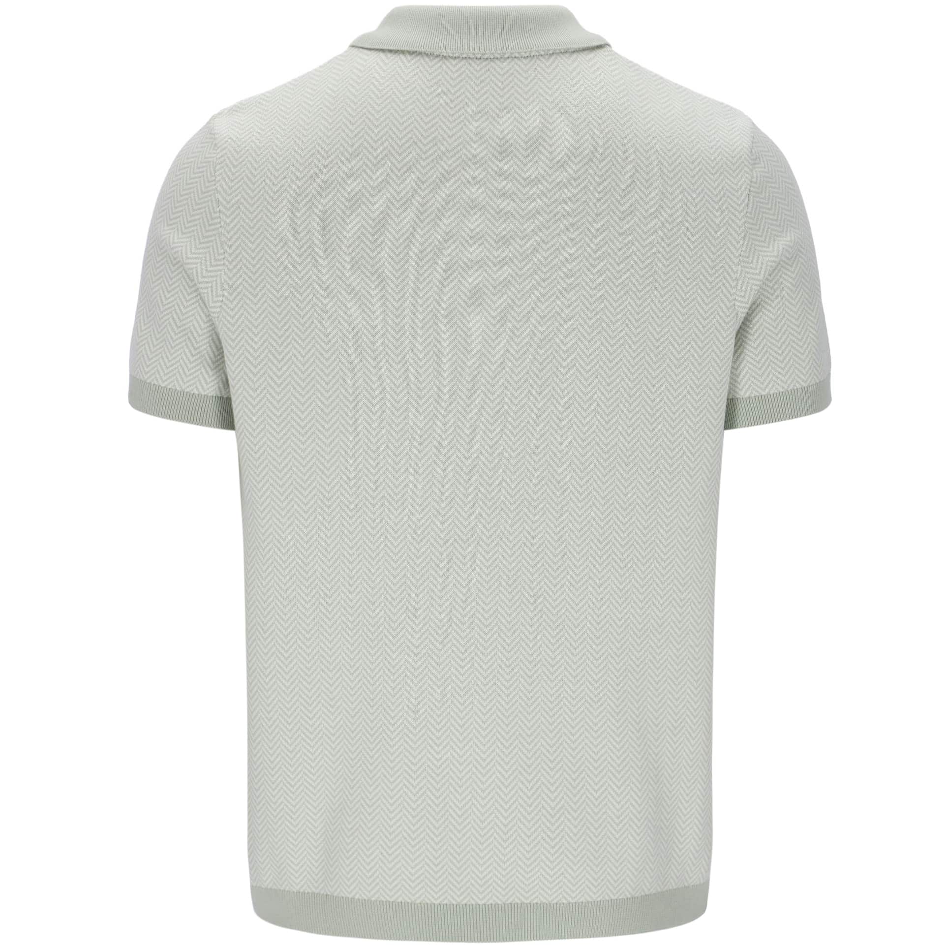 FILA MARTY HERRINGBONE ZIP POLO