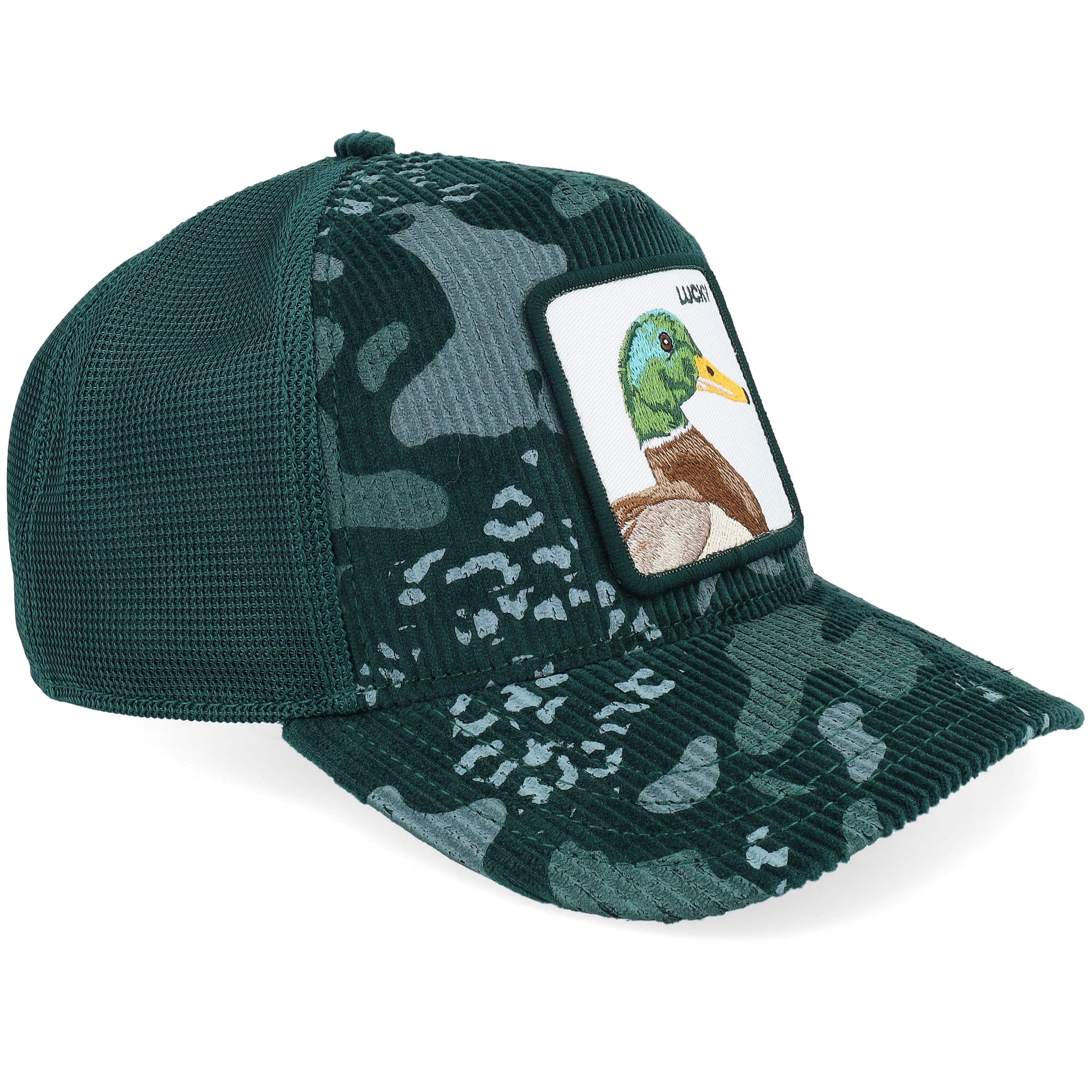 GOORIN BROS. DUCK CAMO CORDUROY CAMO TRUCKER HAT