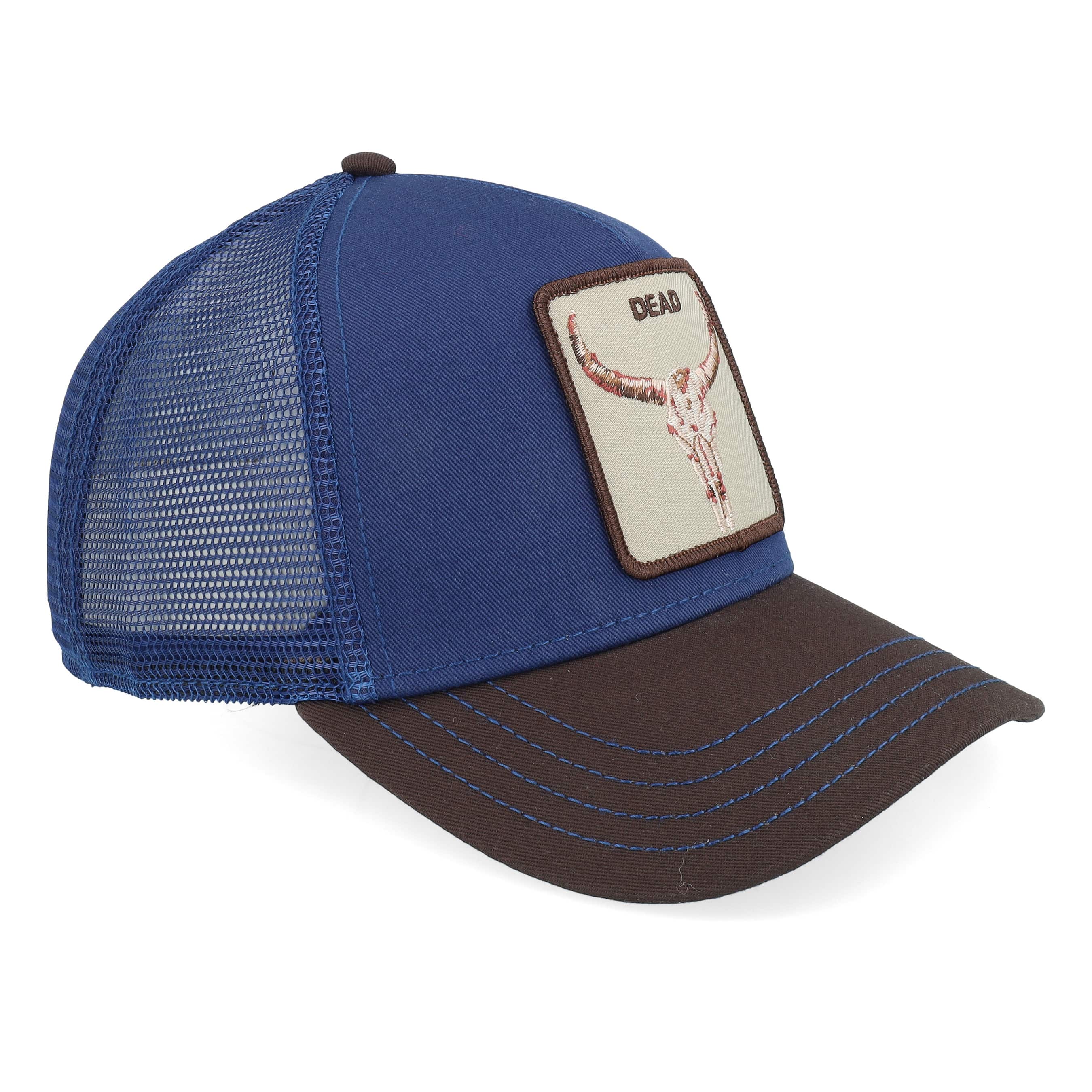 GOORIN BROS. TWO-TONE SKULL GRIT TRUCKER HAT
