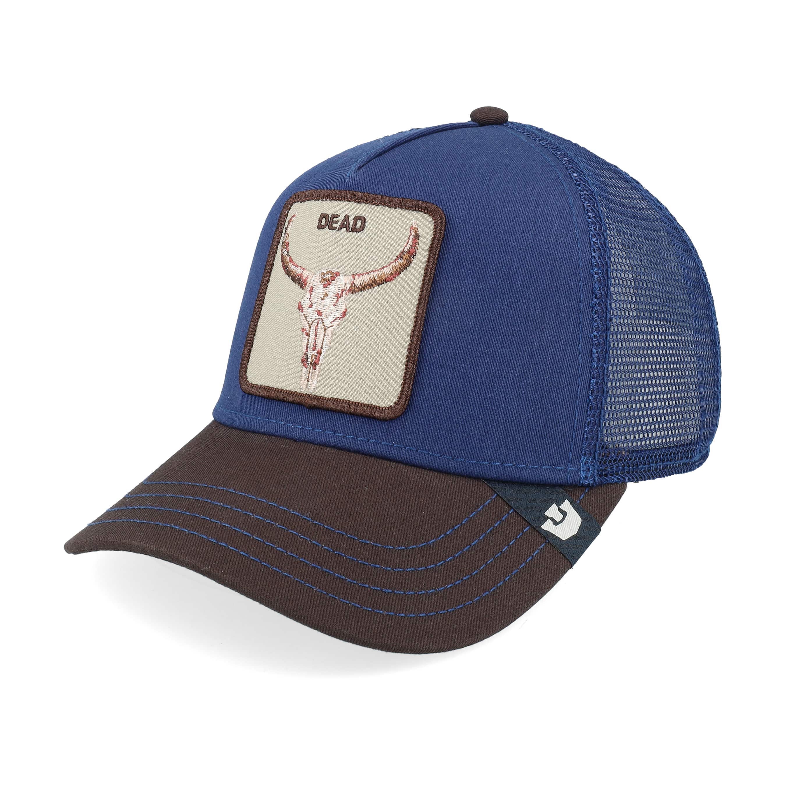 GOORIN BROS. TWO-TONE SKULL GRIT TRUCKER HAT