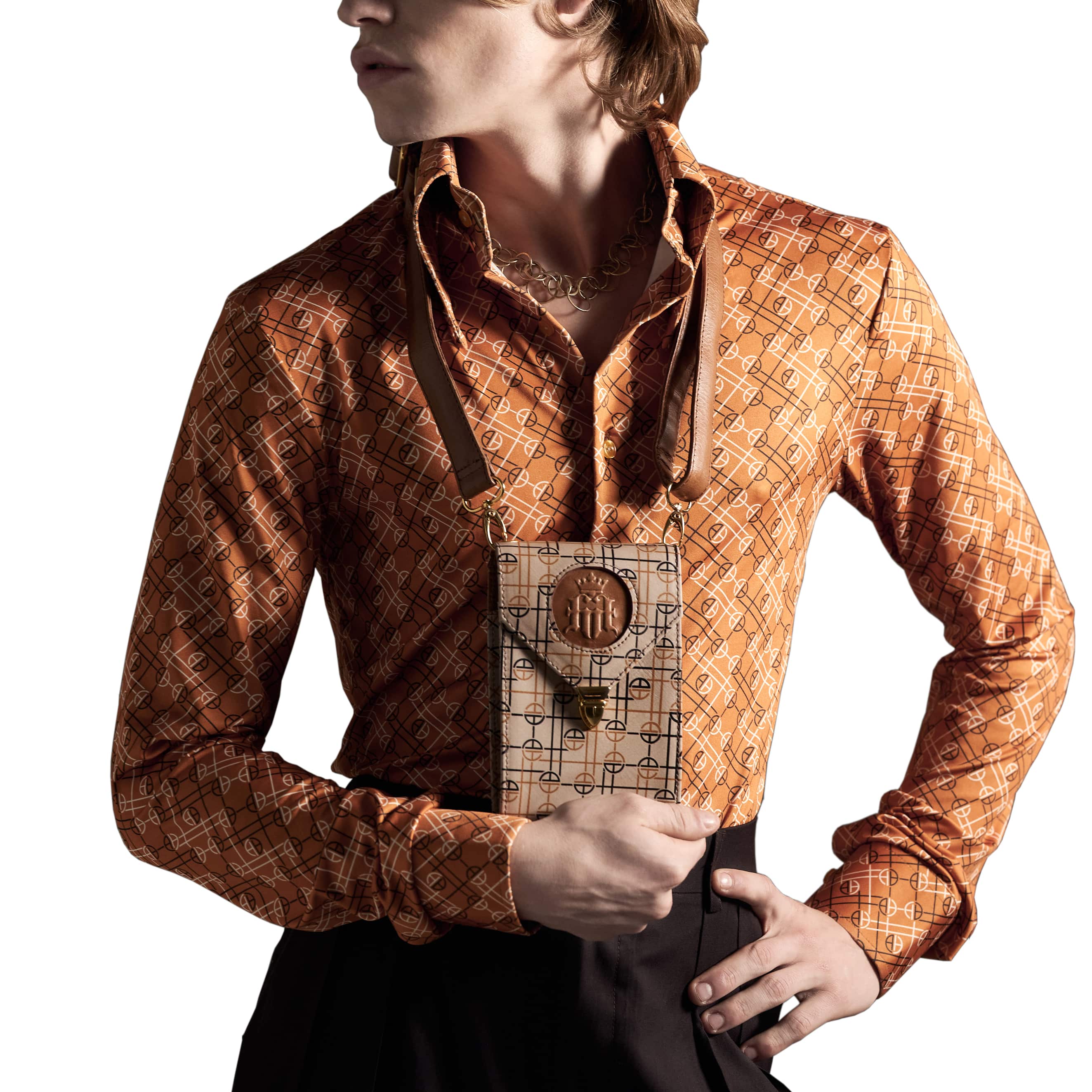 HELEN ANTHONY MONOGRAM SHIRT HELEN ANTHONY