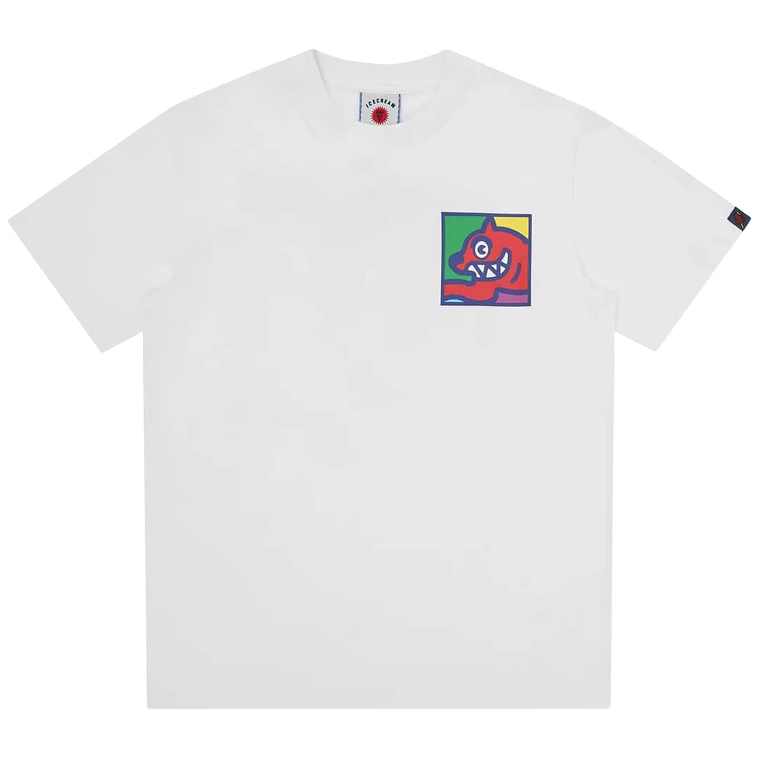 ICECREAM POP ART RUNNING DOG T-SHIRT