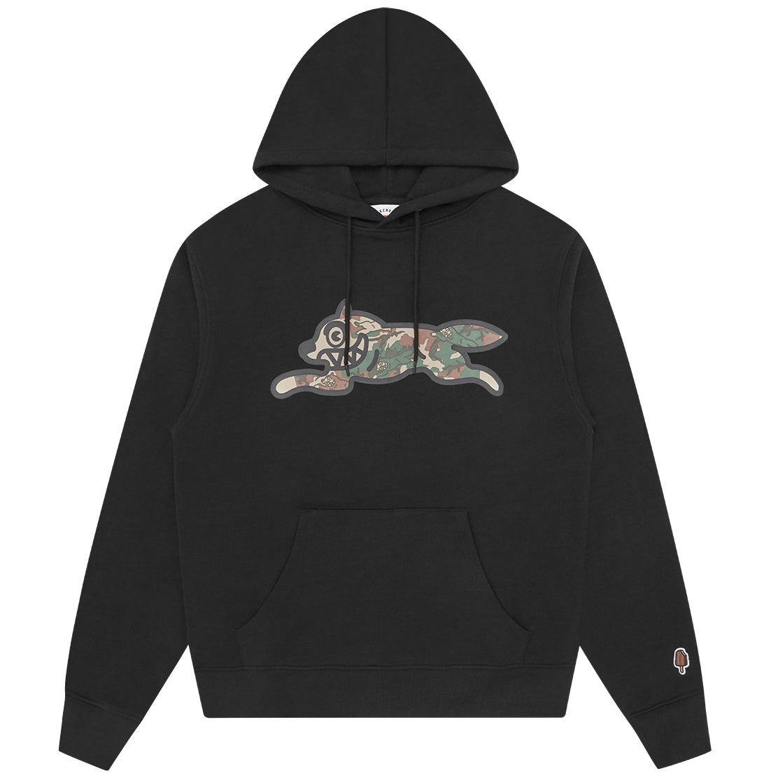 ICECREAM WOODLAND CAMO RUNNING DOG HOODIE