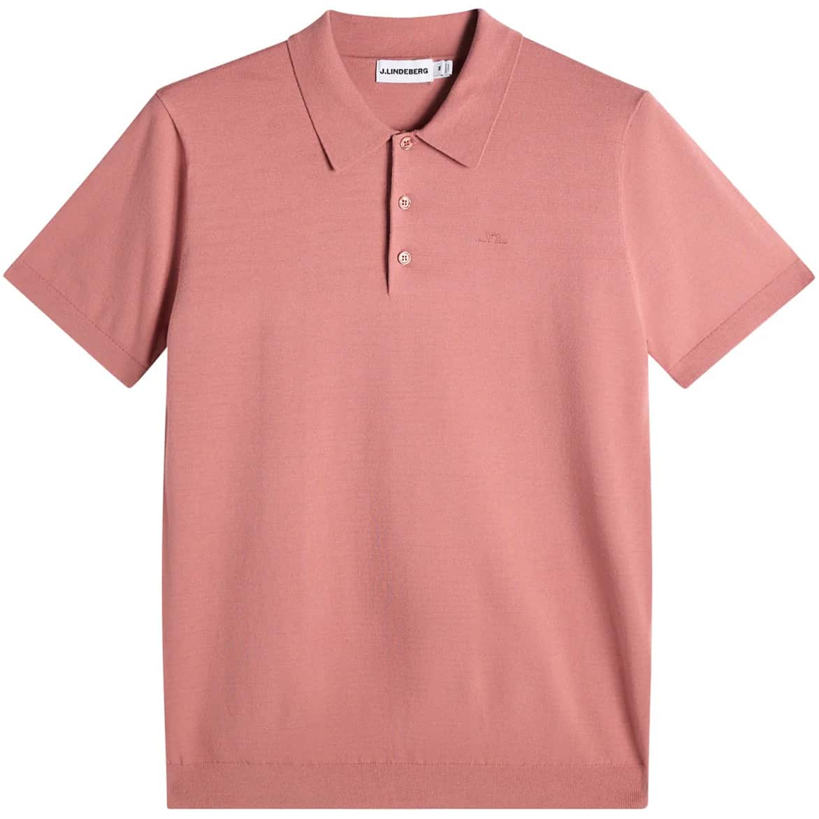 J. LINDEBERG RIDGE KNIT POLO