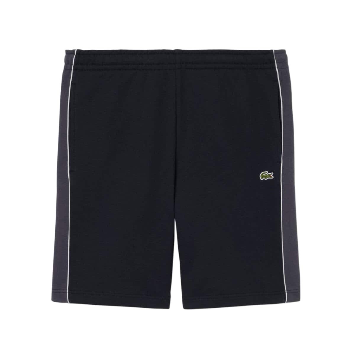 LACOSTE COLOUR-BLOCK FLEECE SHORTS