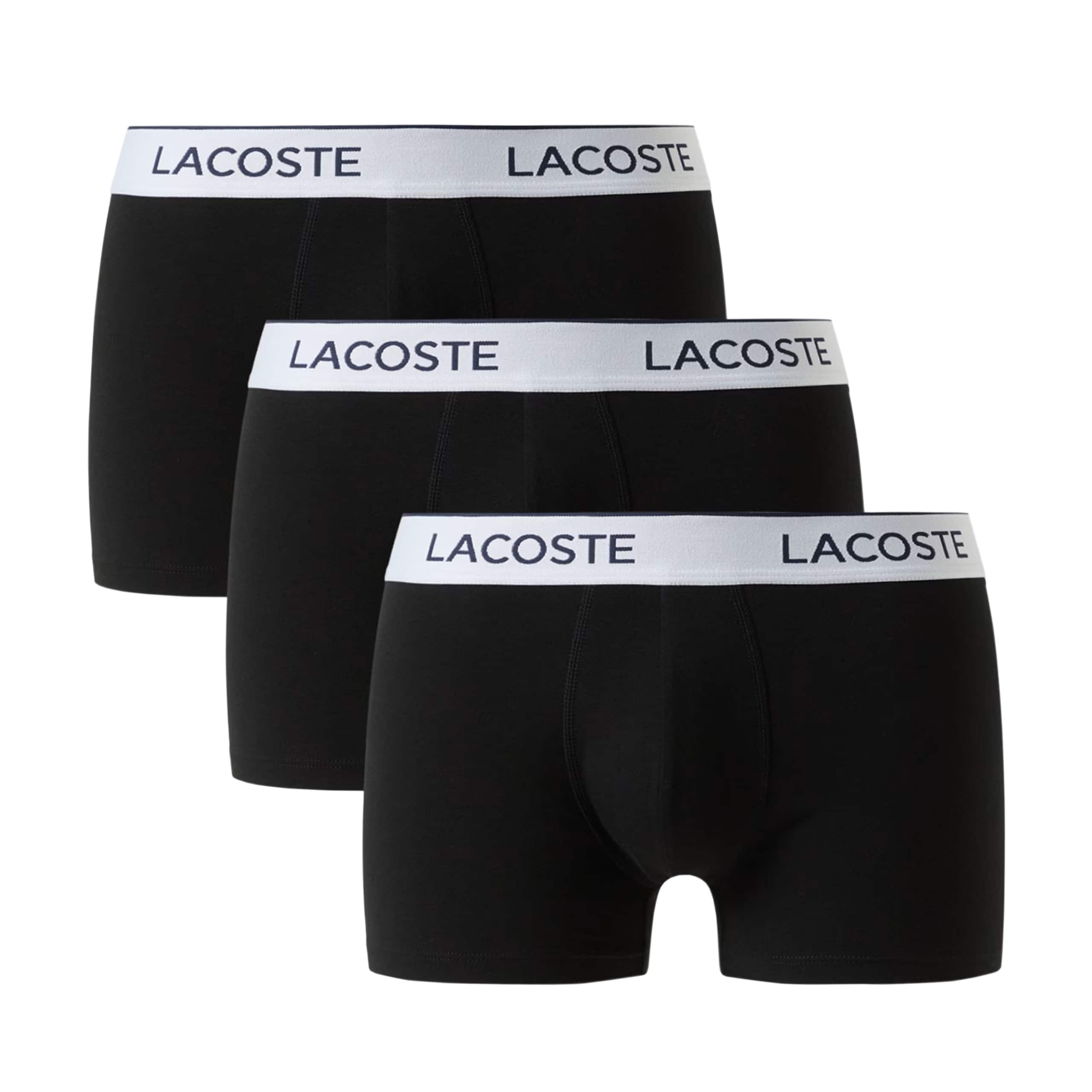 LACOSTE COTTON STRETCH 3 PACK TRUNKS