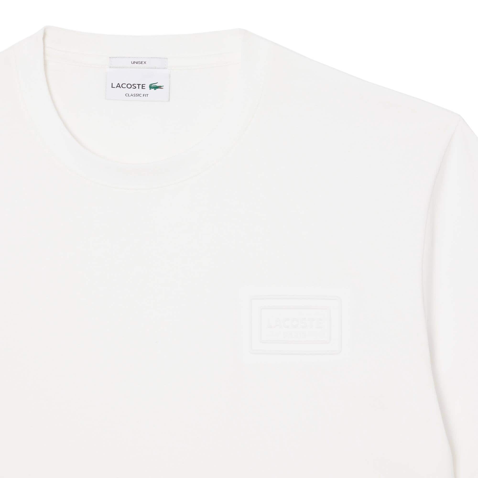 LACOSTE EMBOSSED BRANDING JERSEY T-SHIRT