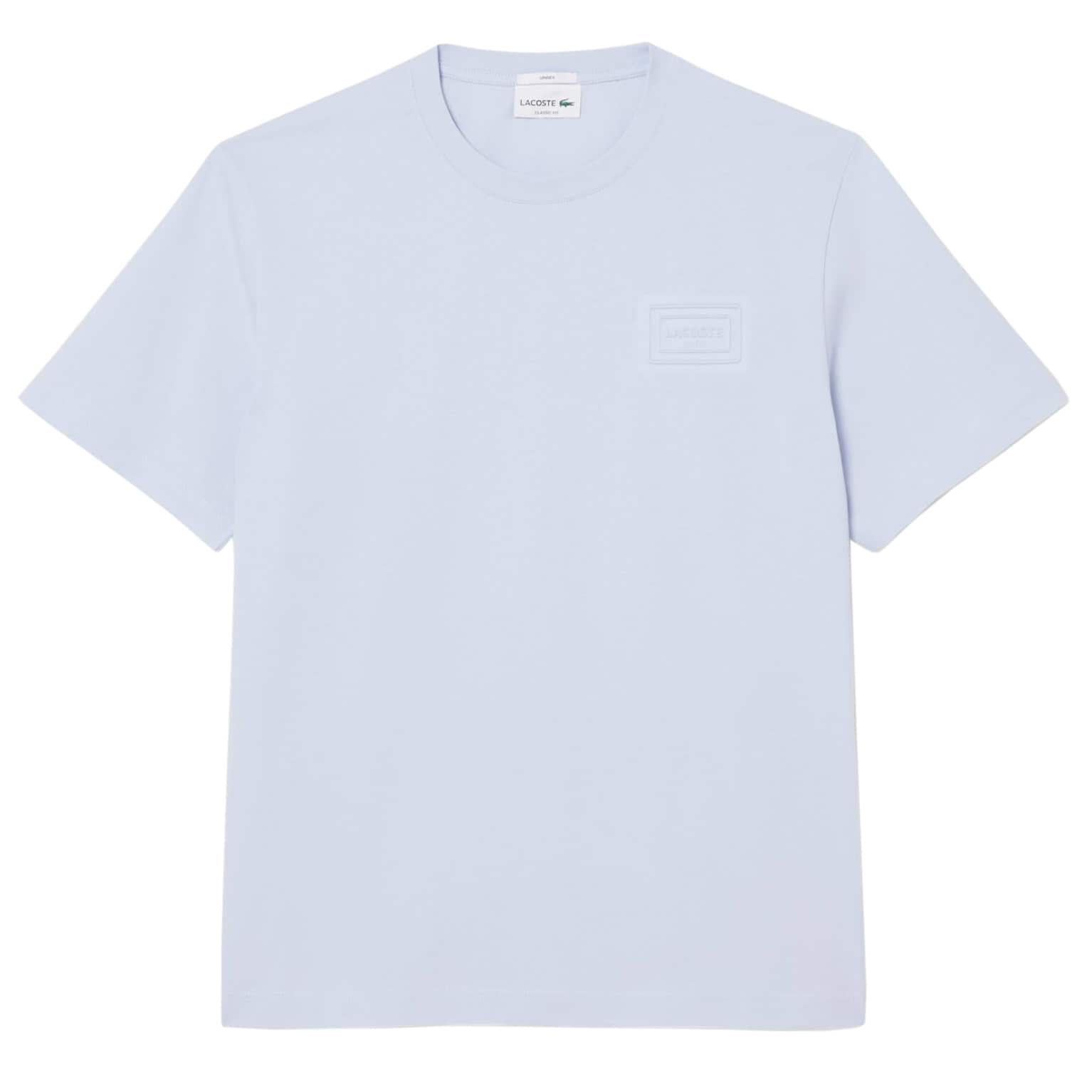 LACOSTE EMBOSSED BRANDING JERSEY T-SHIRT