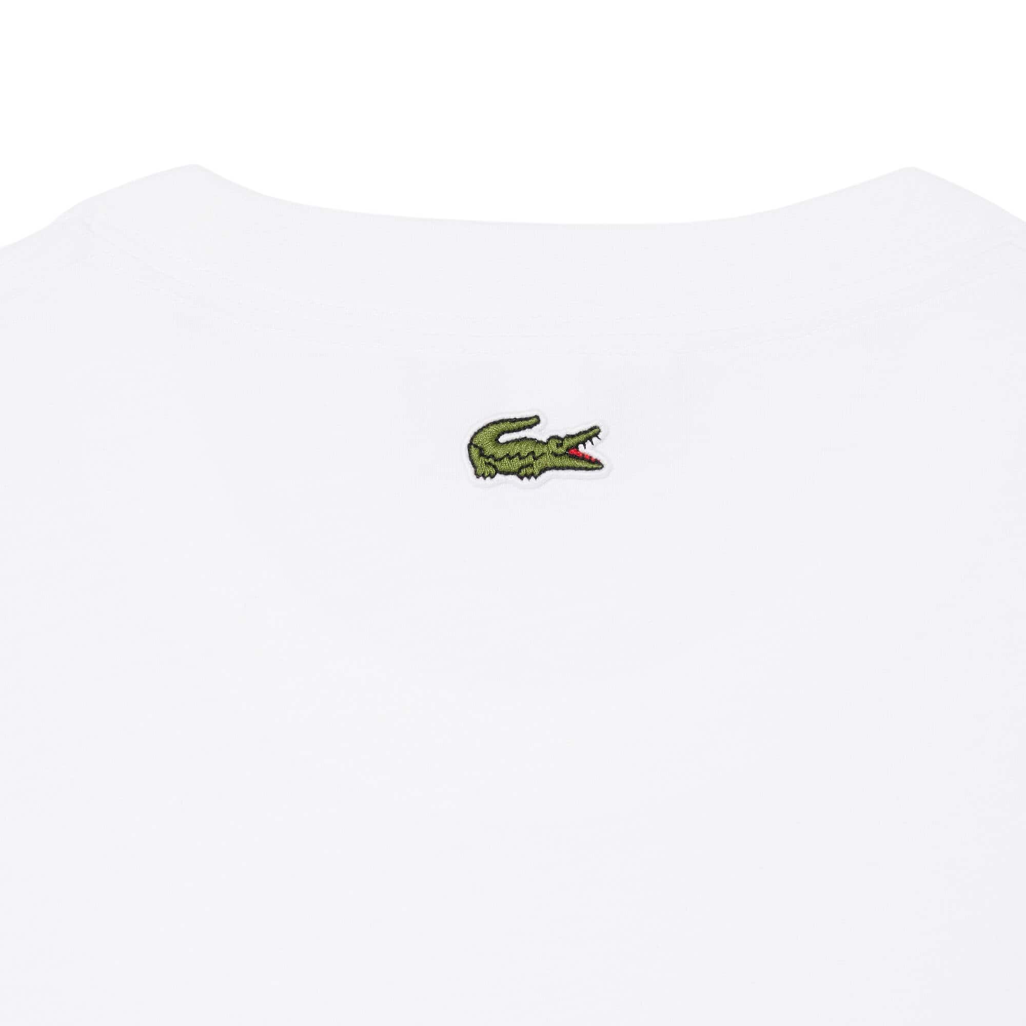 LACOSTE PRINTED COTTON T-SHIRT