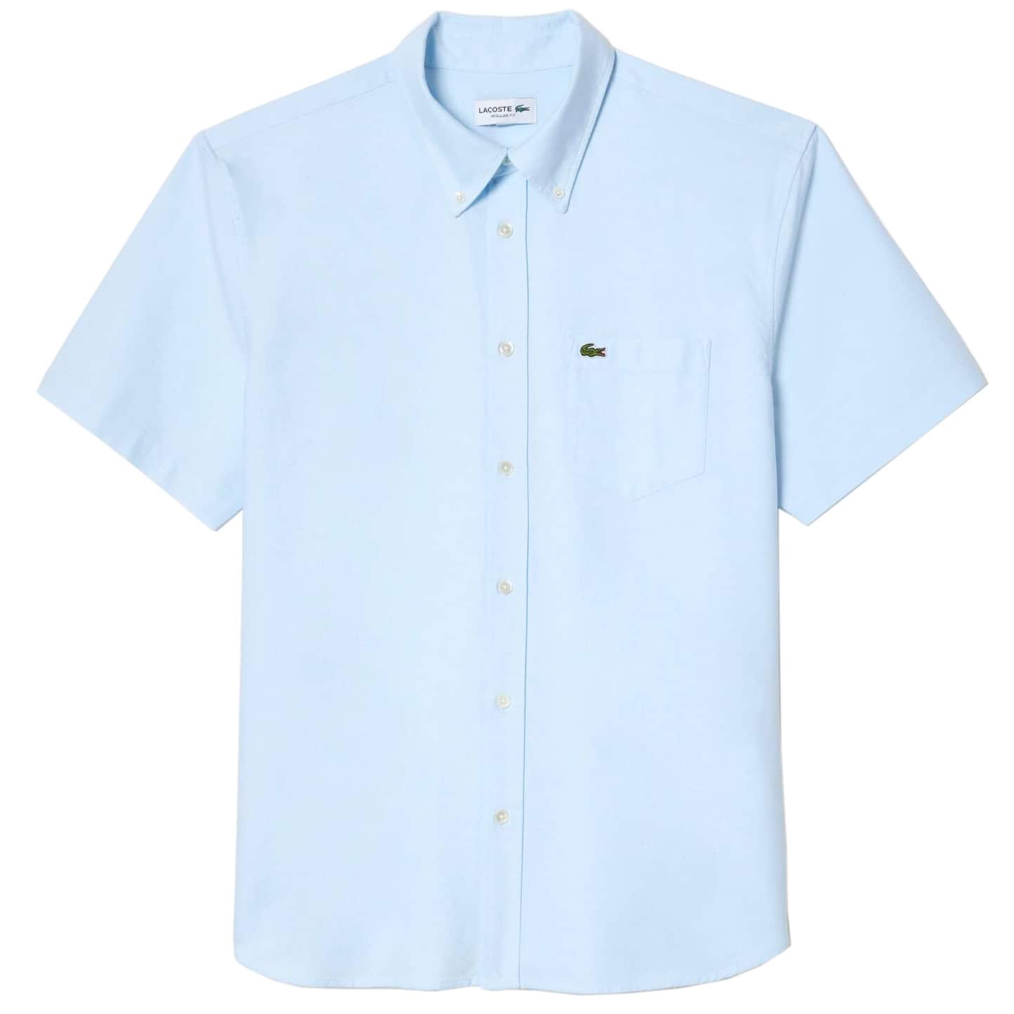 LACOSTE SHORT SLEEVE OXFORD SHIRT