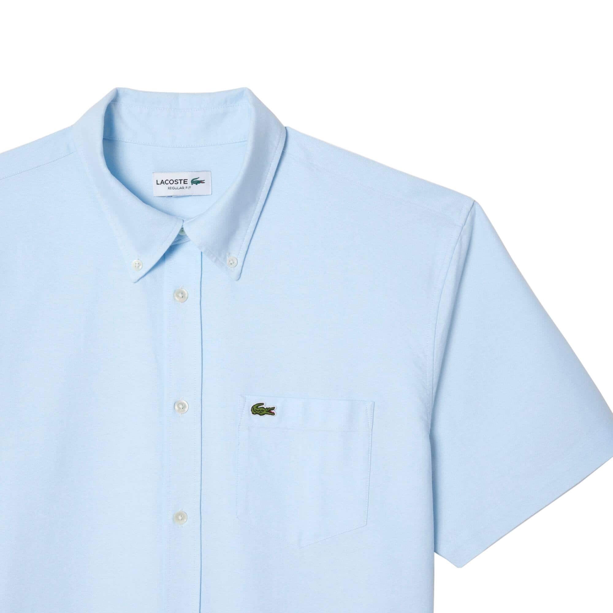 LACOSTE SHORT SLEEVE OXFORD SHIRT