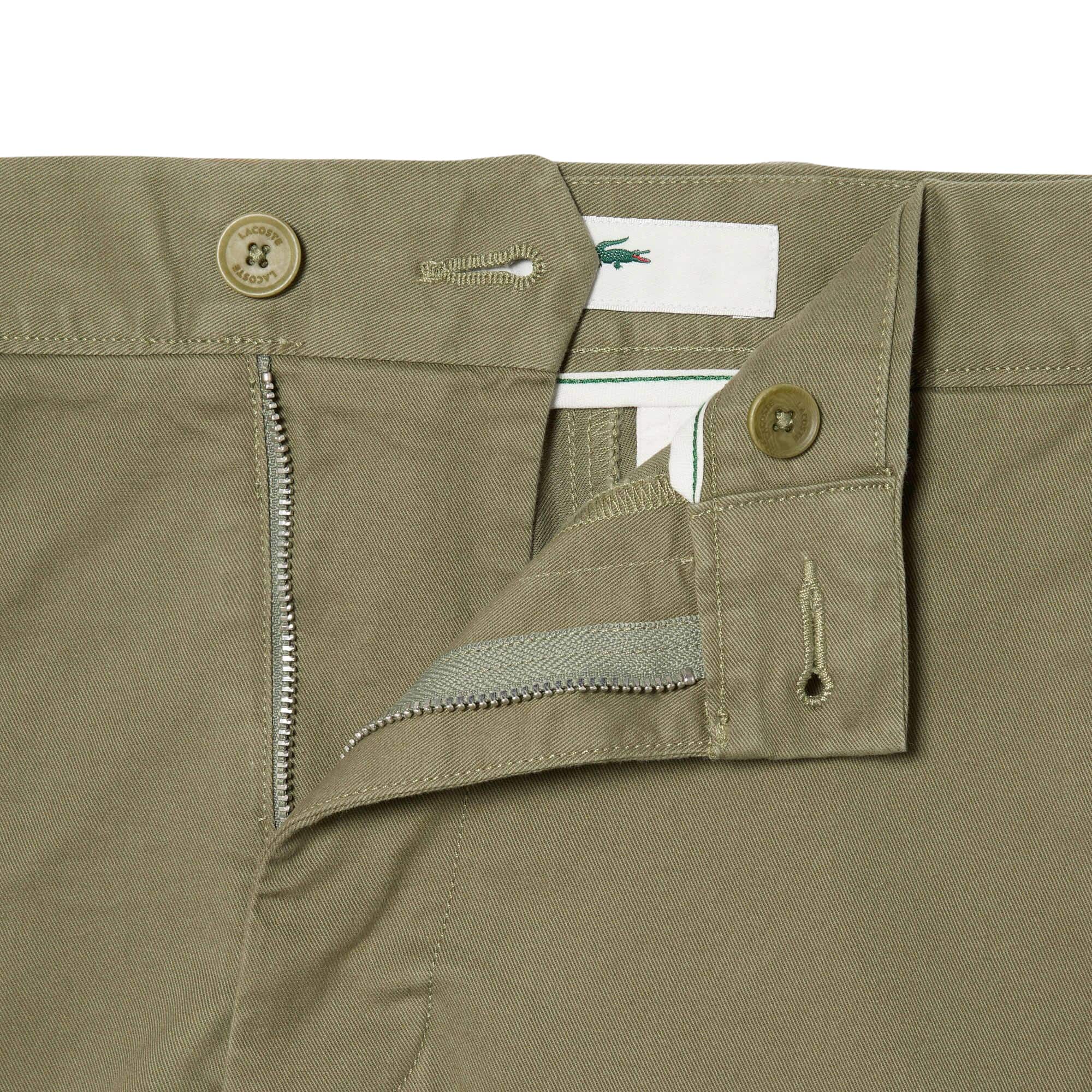 LACOSTE STRETCH TWILL CHINO SHORTS