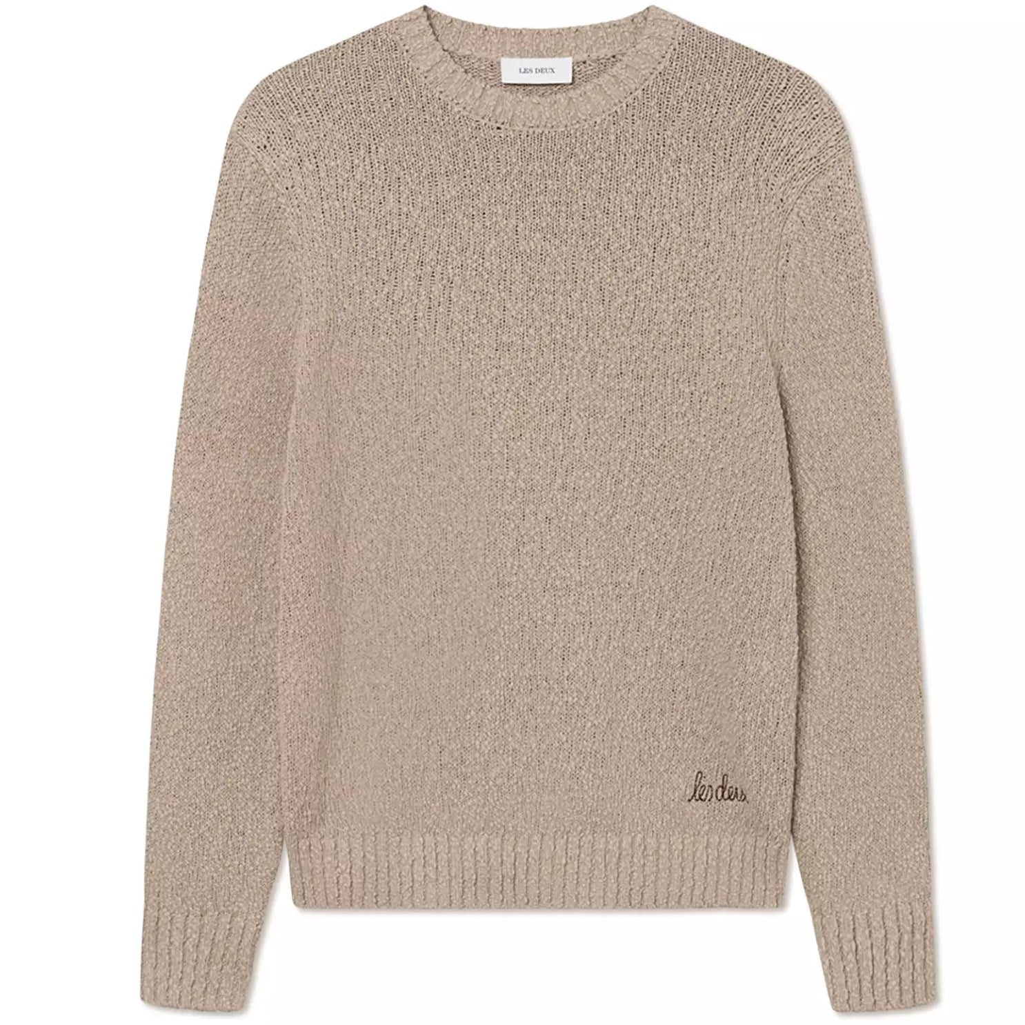 LES DEUX ERROL COTTON ROUNDNECK KNIT JUMPER