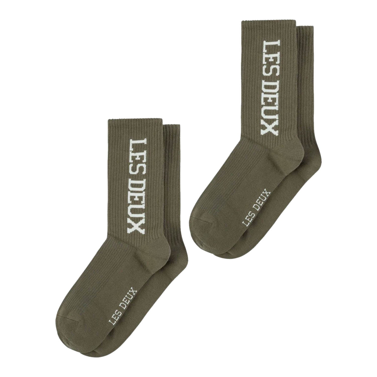 LES DEUX VERTIGO 2 PACK RIB SOCKS