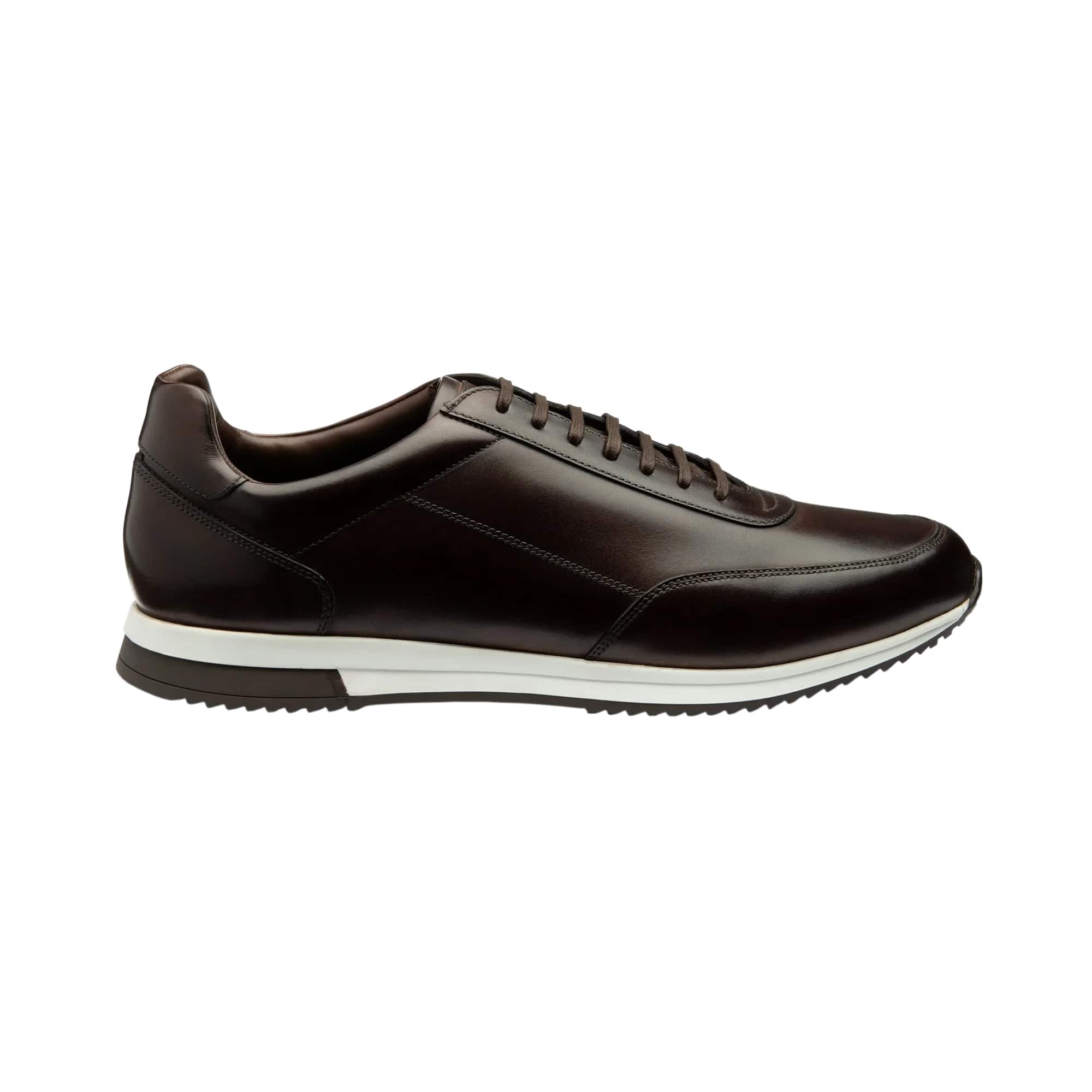 LOAKE BANNISTER LEATHER TRAINERS