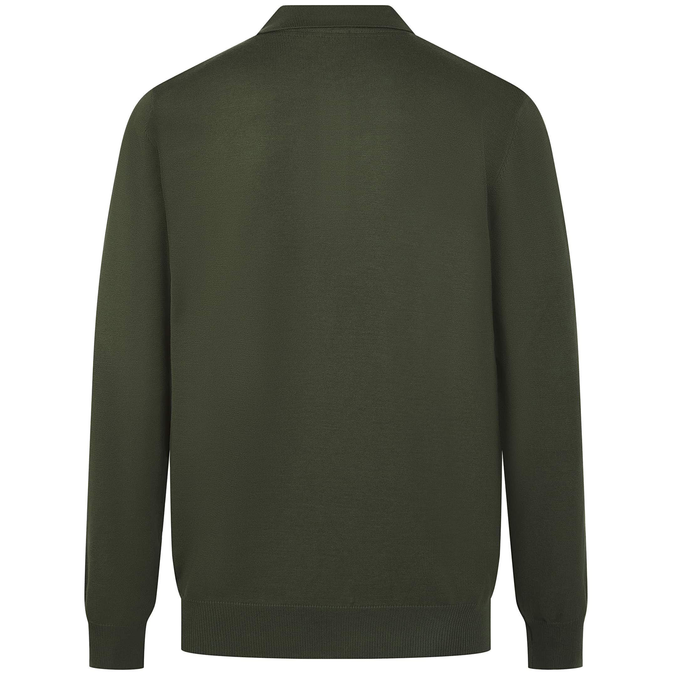 SEINSE LONG SLEEVE KNIT POLO SHIRT