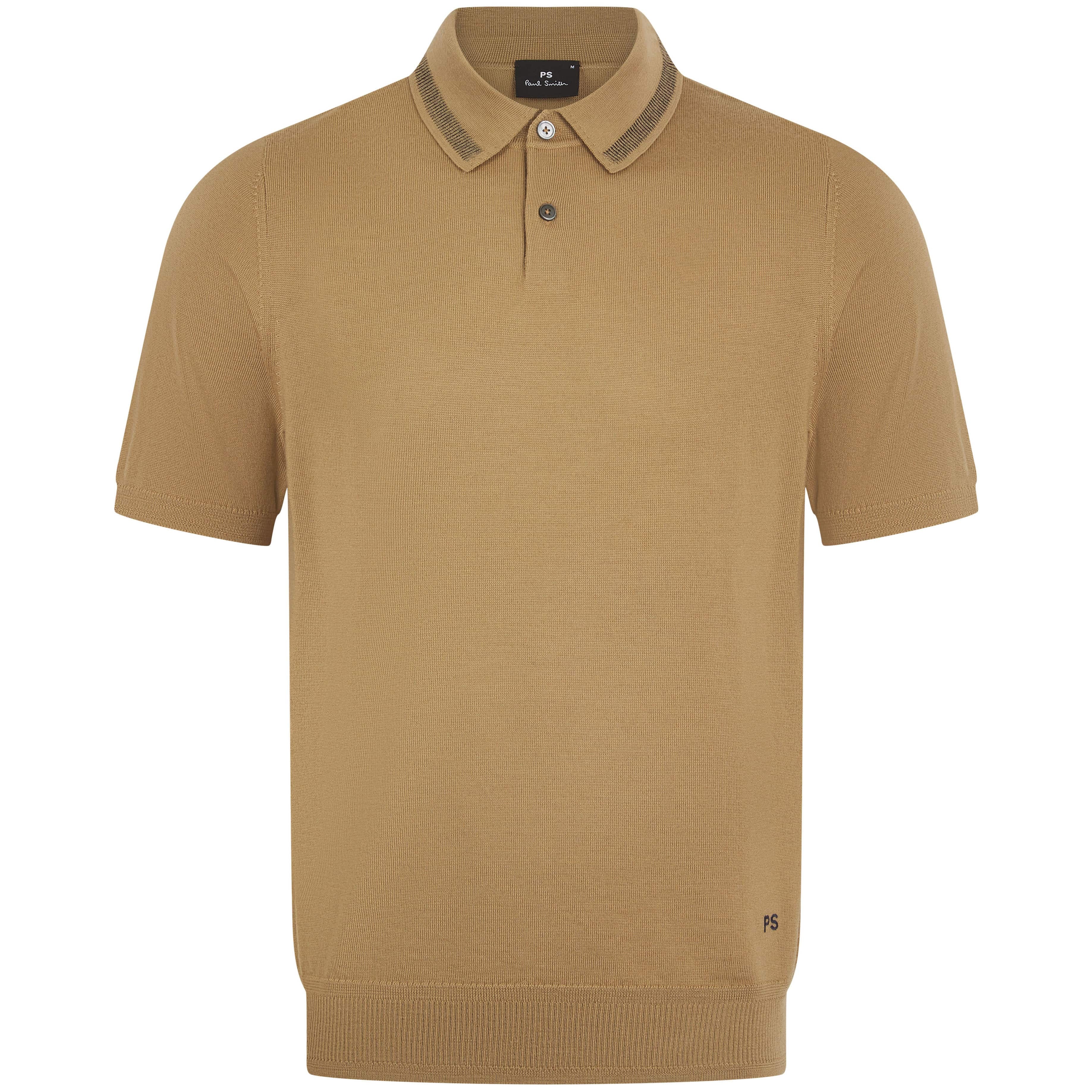 PAUL SMITH MERINO WOOL POLO SHIRT