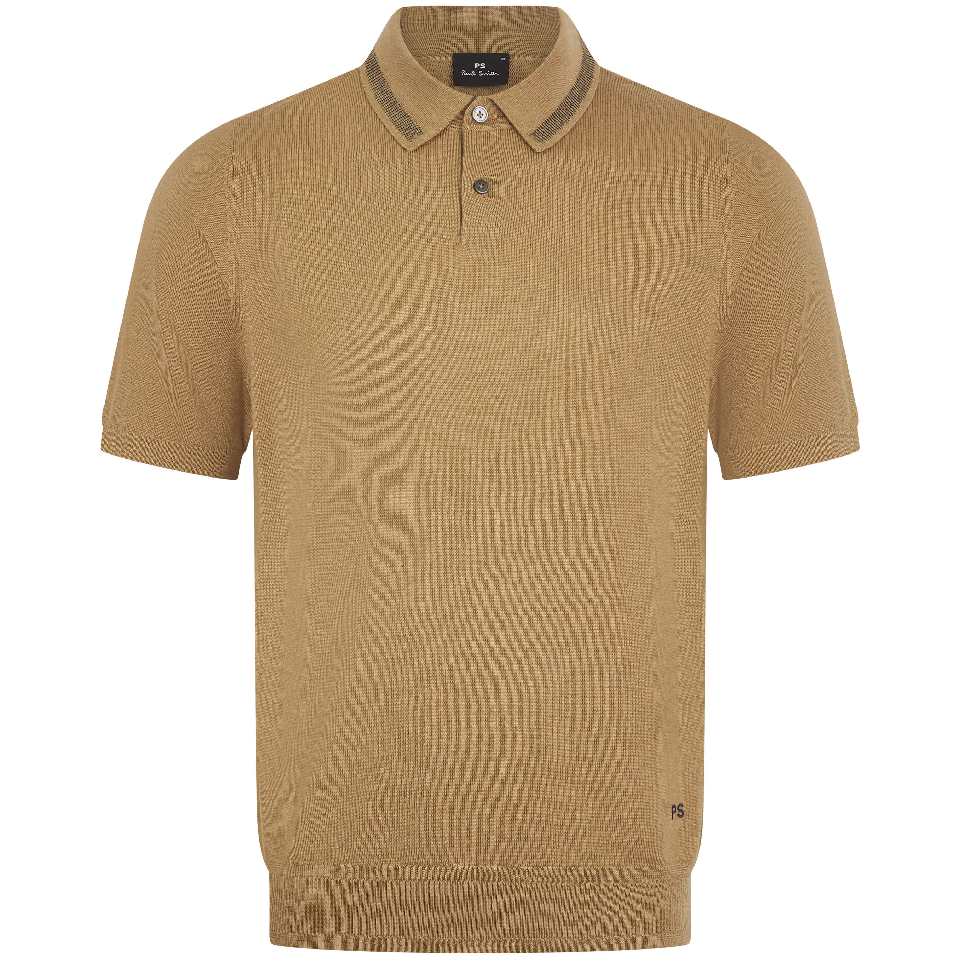 PAUL SMITH MERINO WOOL POLO SHIRT