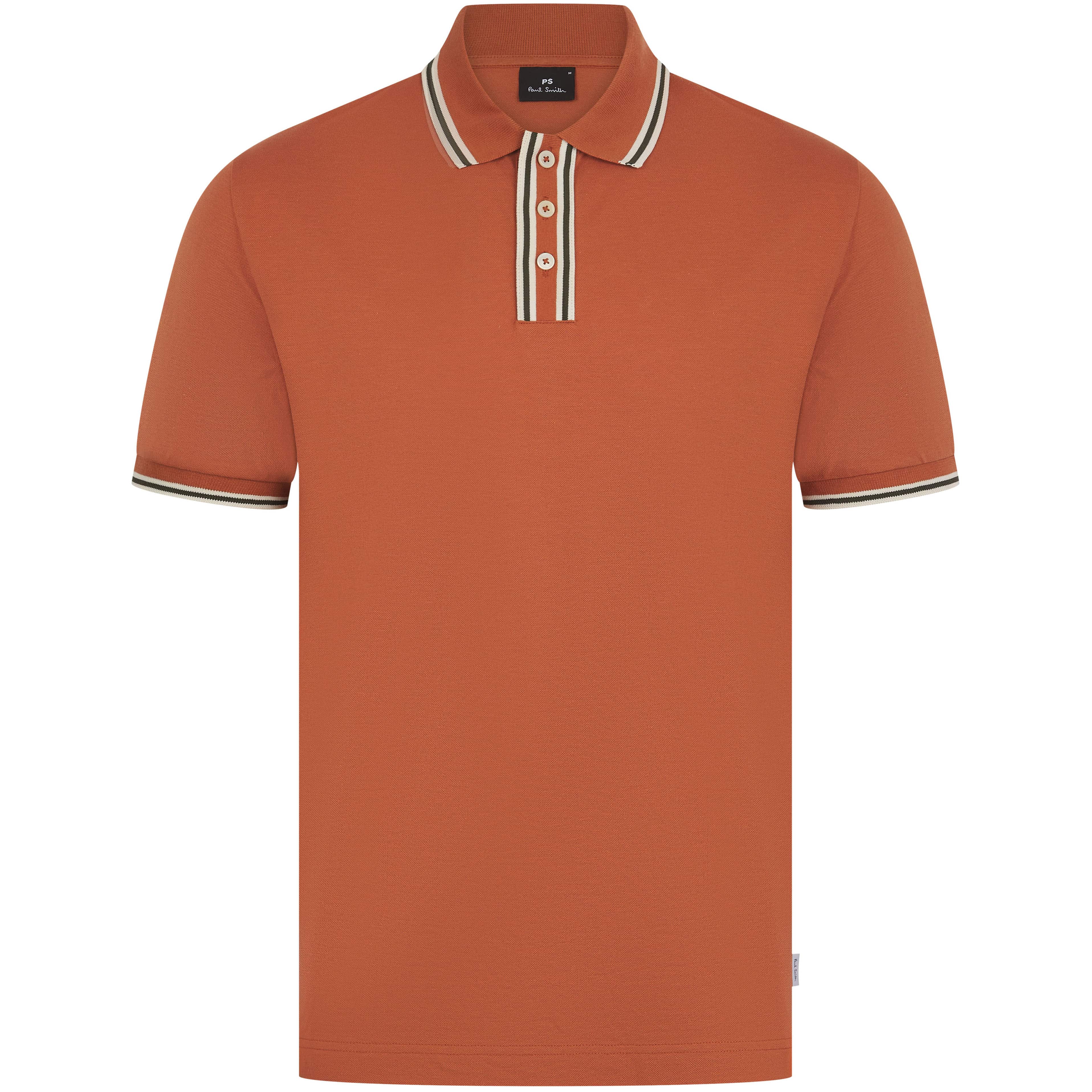 PAUL SMITH CONTRAST STRIPE POLO SHIRT